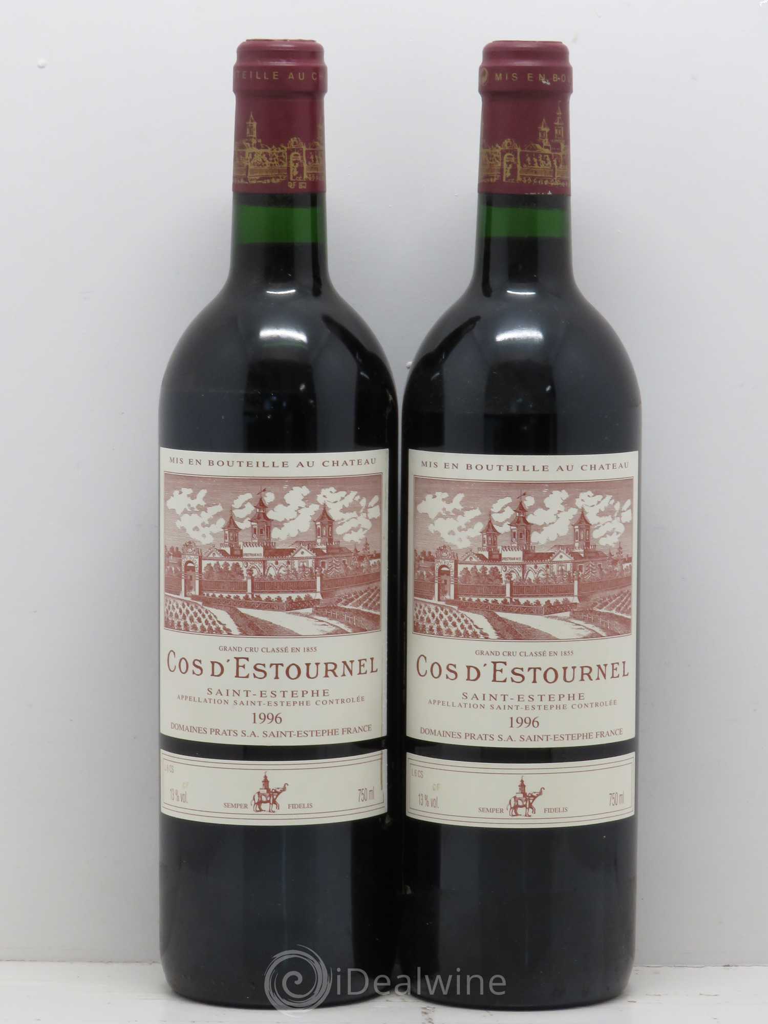 Cos d'Estournel 2ème Grand Cru Classé 1996 - Lot de 2 bouteilles - 0