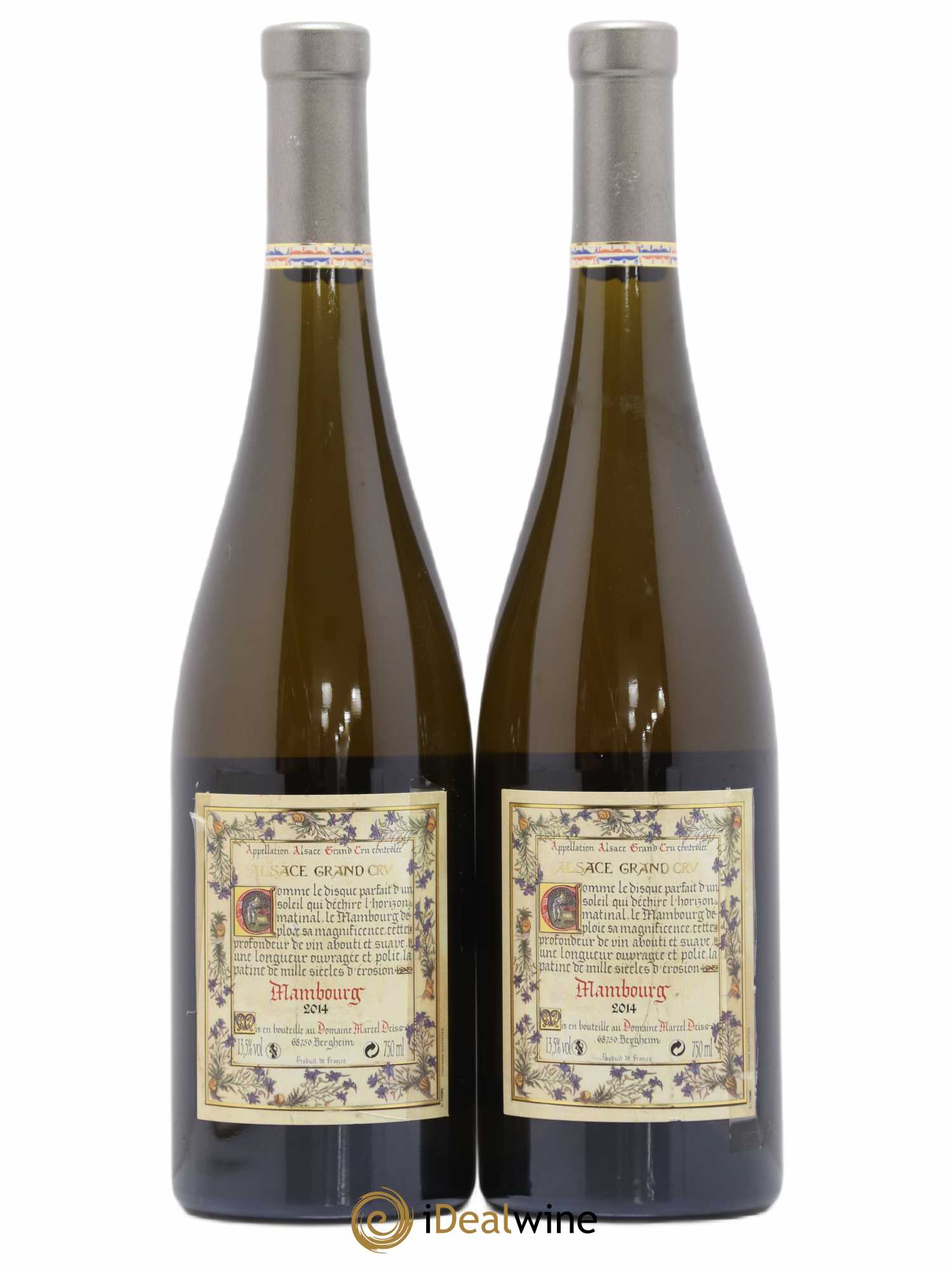 Alsace Grand Cru Mambourg Marcel Deiss (Domaine) 2014 - Lot de 2 bouteilles - 1