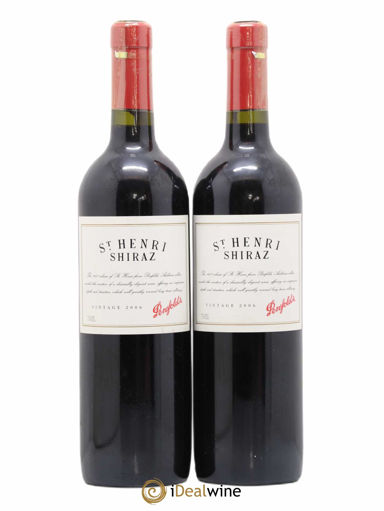 South Australia Penfolds Wines Saint Henri Shiraz 2006 - Lot of 2 bottles - 0