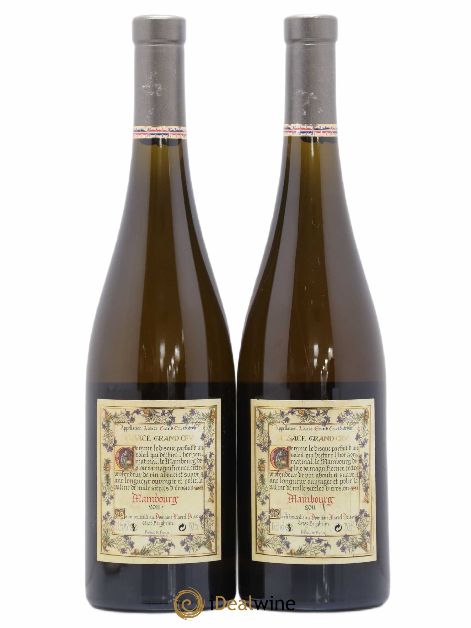 Alsace Grand Cru Mambourg Marcel Deiss (Domaine) 2011 - Lot de 2 bouteilles - 1