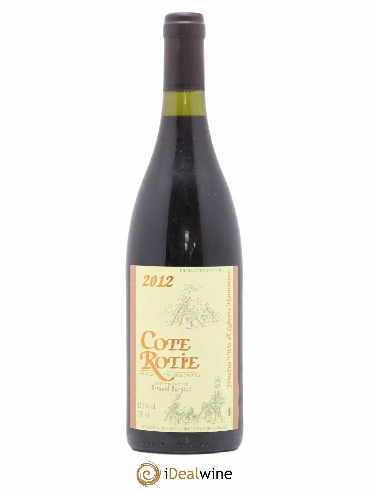 Côte-Rôtie Bernard Burgaud 2012 - Lot de 1 bouteille - 0