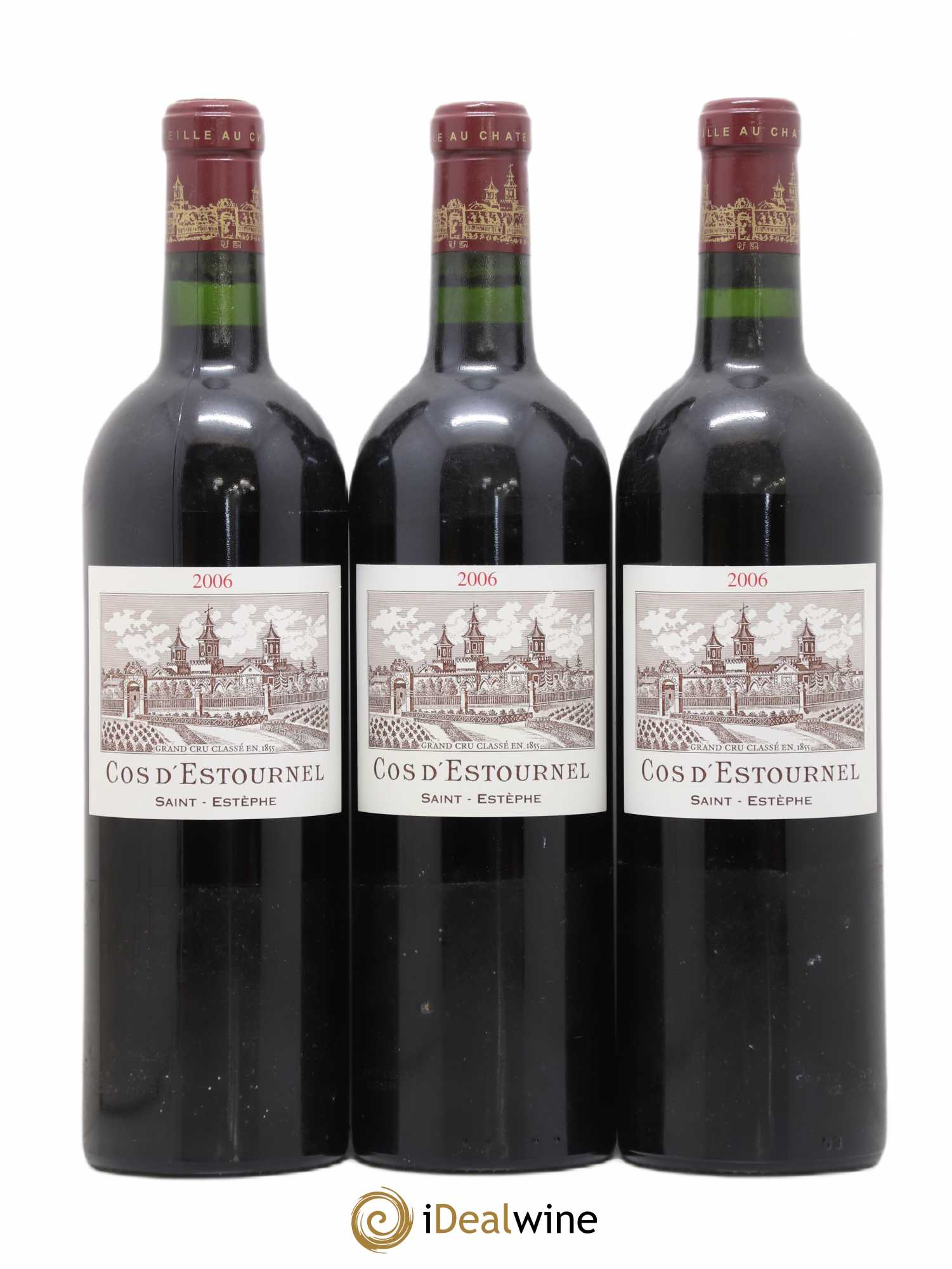 Cos d'Estournel 2ème Grand Cru Classé 2006 - Lot de 3 bouteilles - 0