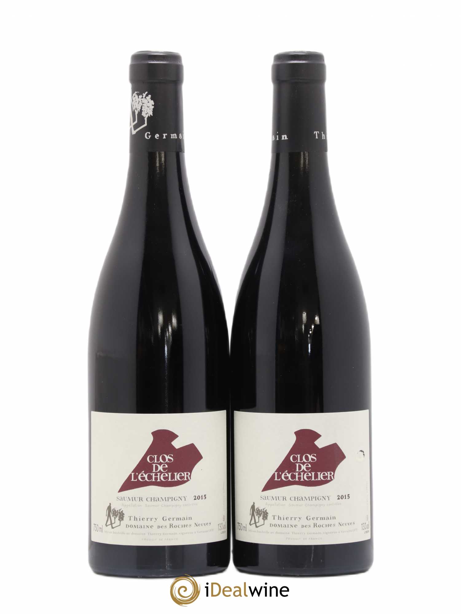 Saumur-Champigny Clos de l'Echelier Domaine des Roches Neuves - Thierry Germain 2015 - Lot de 2 bouteilles - 0