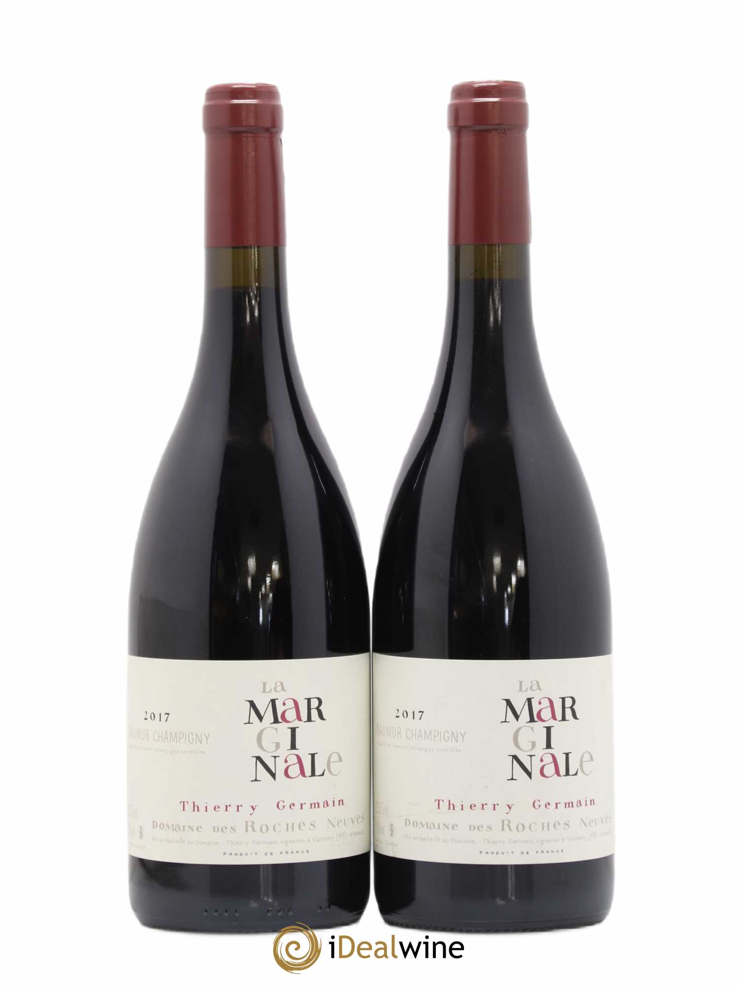 Saumur-Champigny La Marginale Domaine des Roches Neuves - Thierry Germain 2017 - Lot de 2 bouteilles - 0