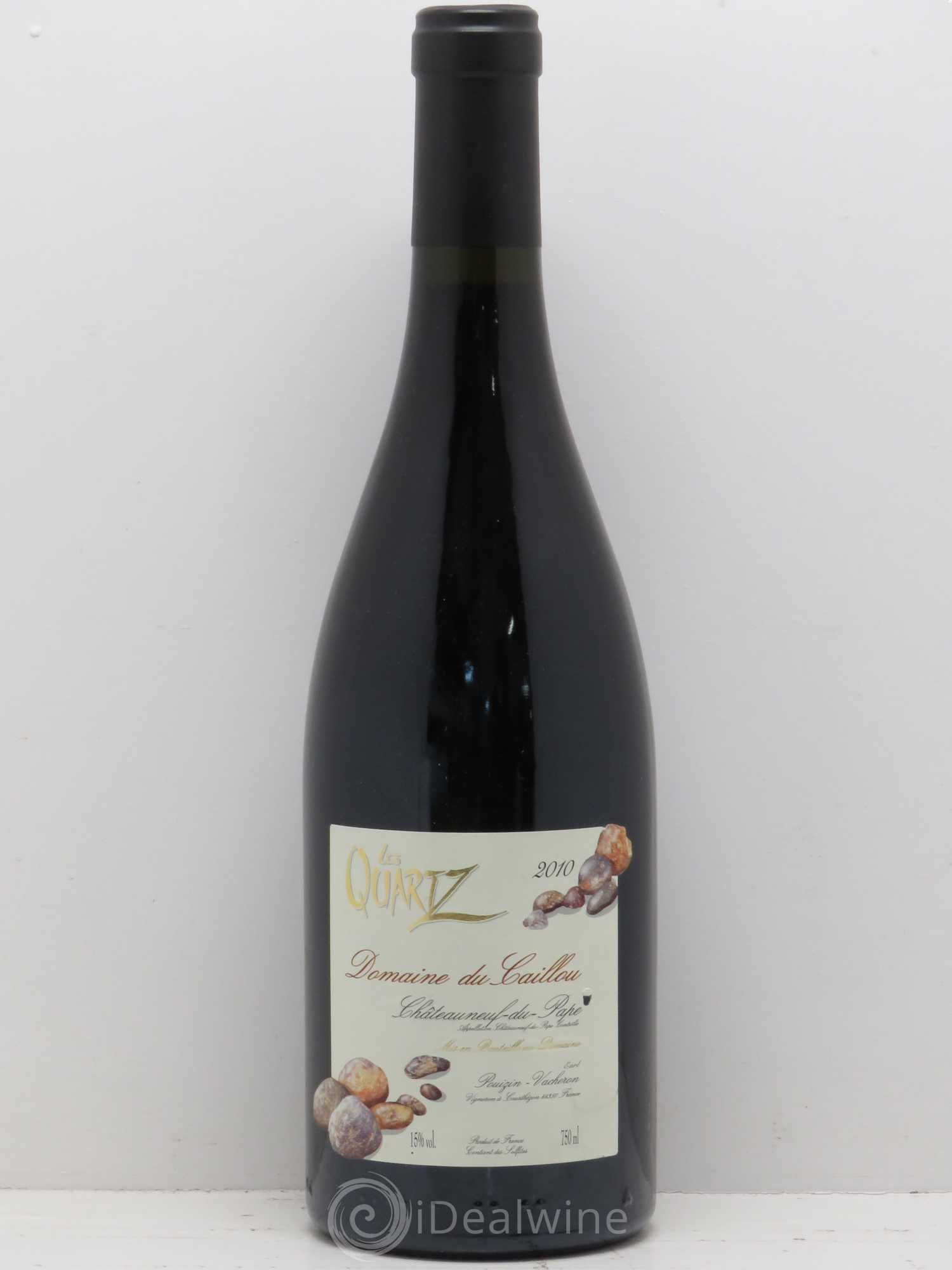 Châteauneuf-du-Pape Les Quartz Clos du Caillou 2010 - Lot de 1 bouteille - 0