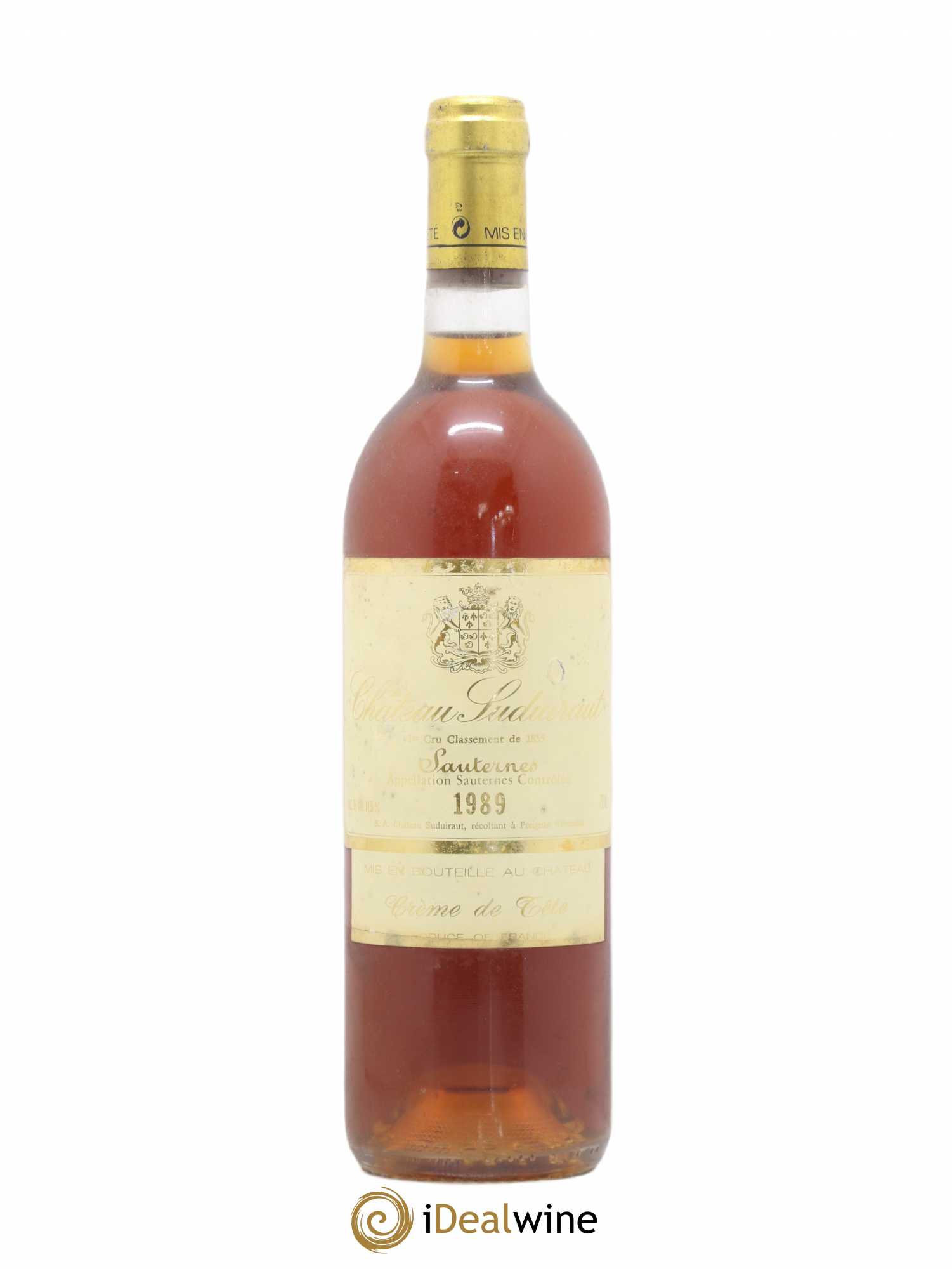 Château Suduiraut Crème de Tête 1er Grand Cru Classé 1989 - Lotto di 1 bottiglia - 0