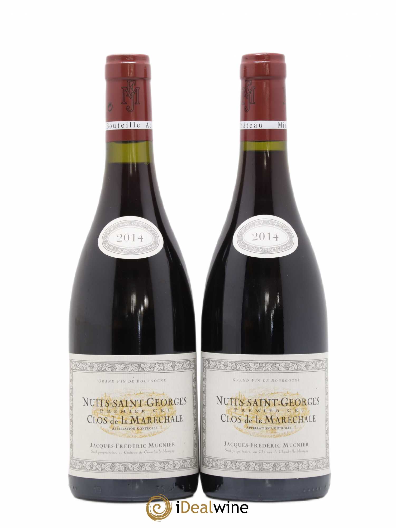 Nuits-Saint-Georges 1er Cru Clos de La Maréchale Jacques-Frédéric Mugnier 2014 - Lot de 2 bouteilles - 0