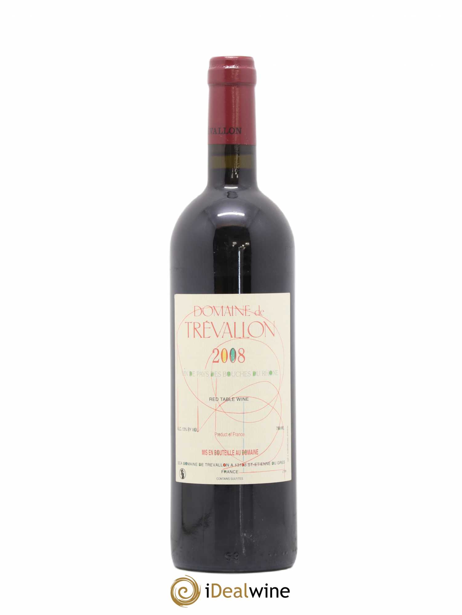 VDP Bouches du Rhône Trévallon (Domaine de) Eloi Dürrbach 2008 - Lot de 1 bouteille - 0