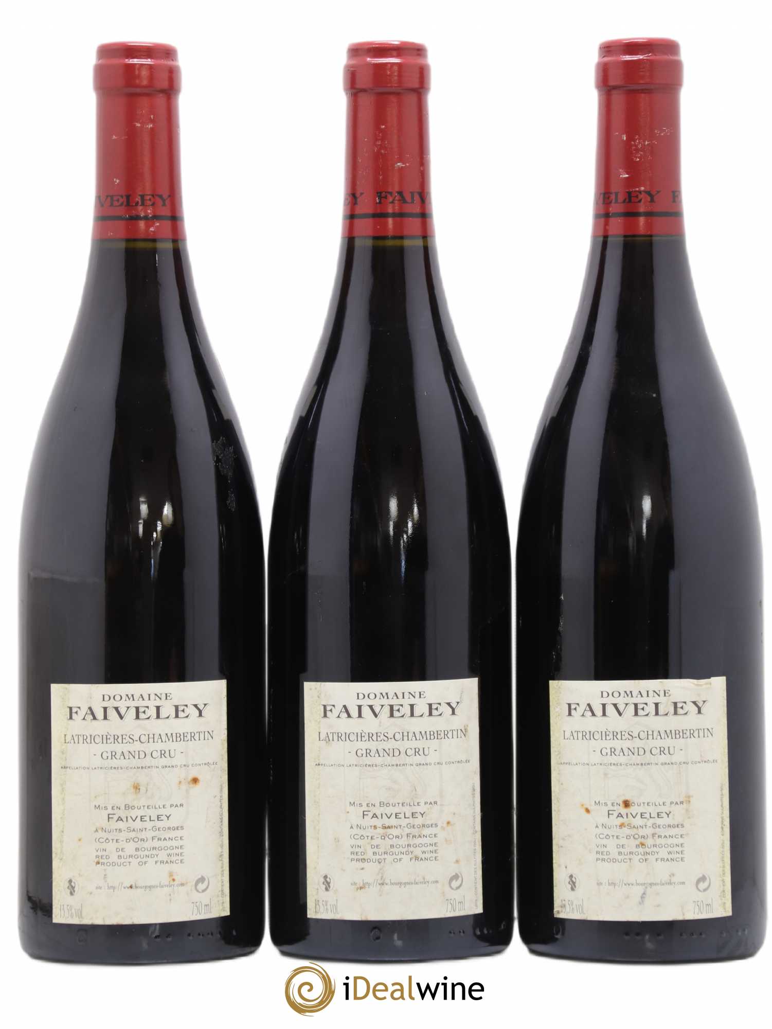 Latricières-Chambertin Grand Cru Faiveley Faiveley 2009 - Lot de 3 bouteilles - 1