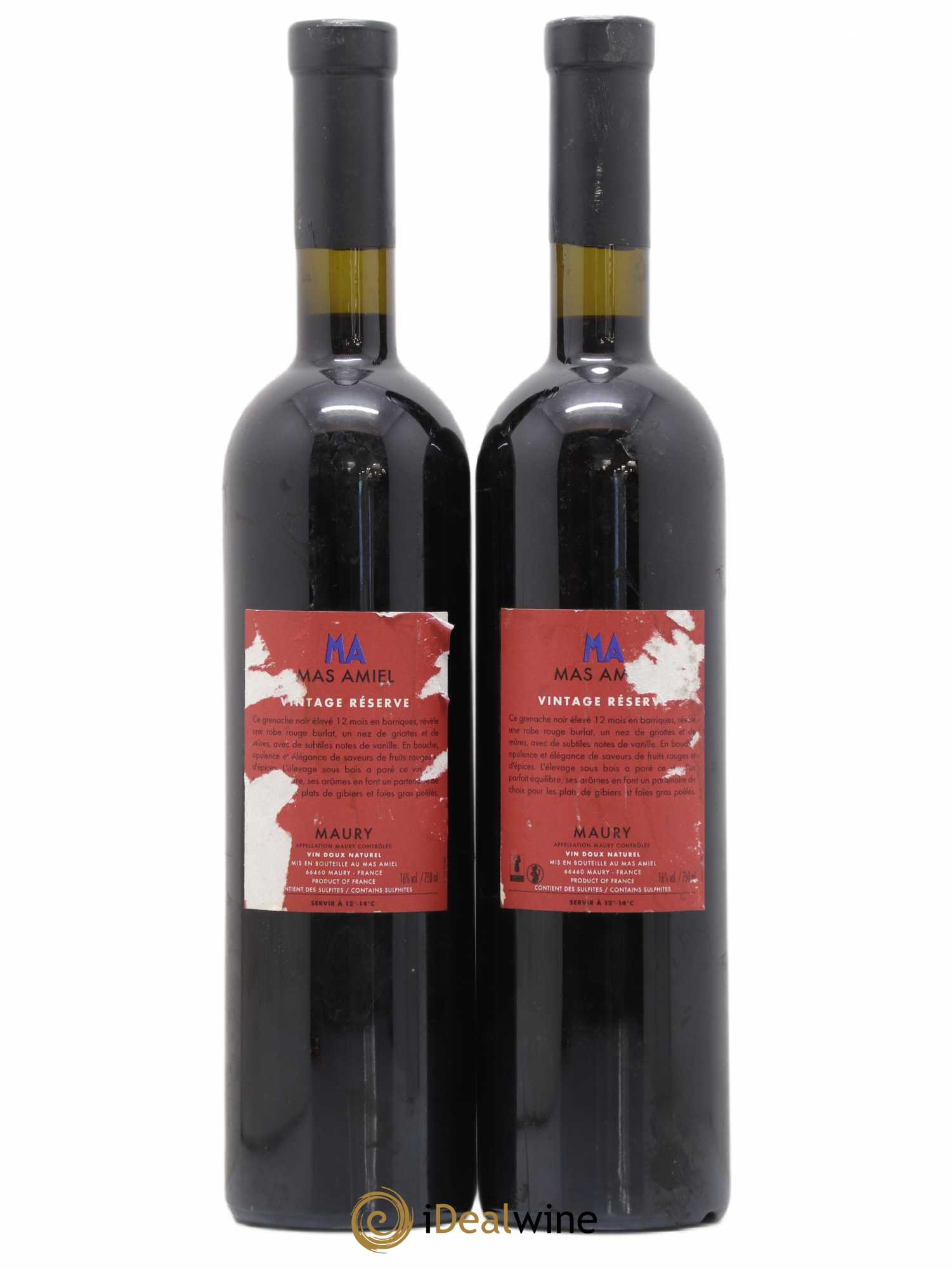 Maury Mas Amiel Vintage Cuvée Charles Dupuy 2000 - Posten von 1 Flasche - 1