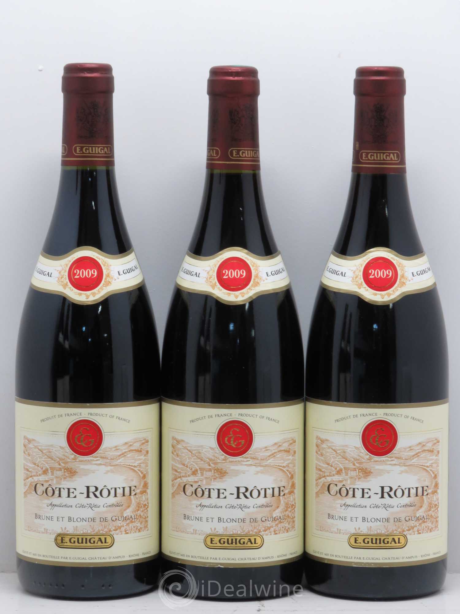 Côte-Rôtie Côtes Brune et Blonde Guigal 2009 - Lot de 5 bouteilles - 1