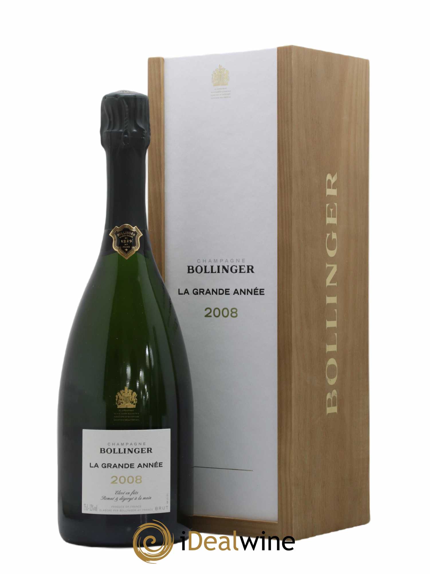 La Grande Année Brut Bollinger 2008 - Lot de 3 bouteilles - 2