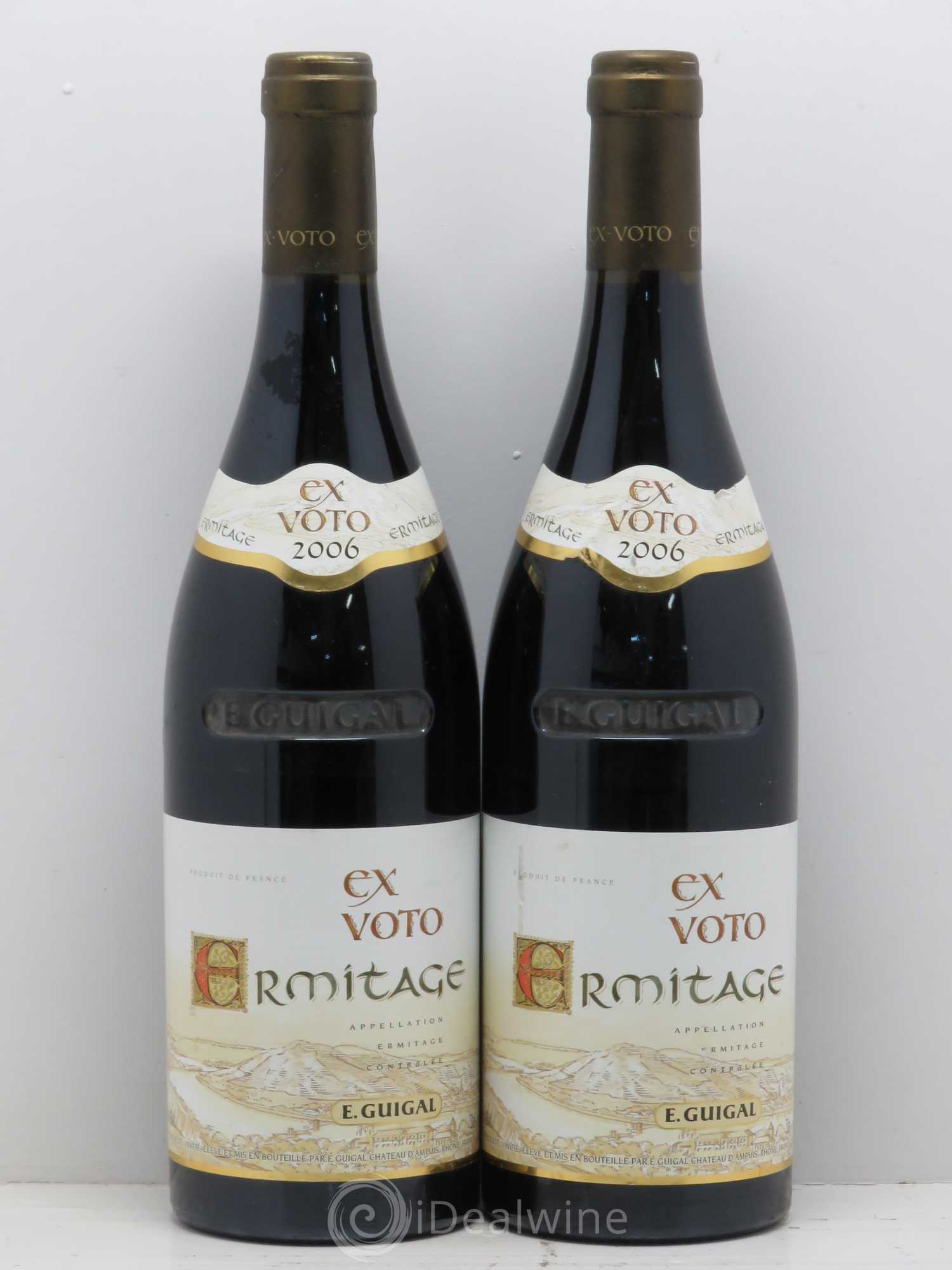 Ermitage Ex Voto Guigal 2006 - Lot de 2 bouteilles - 0