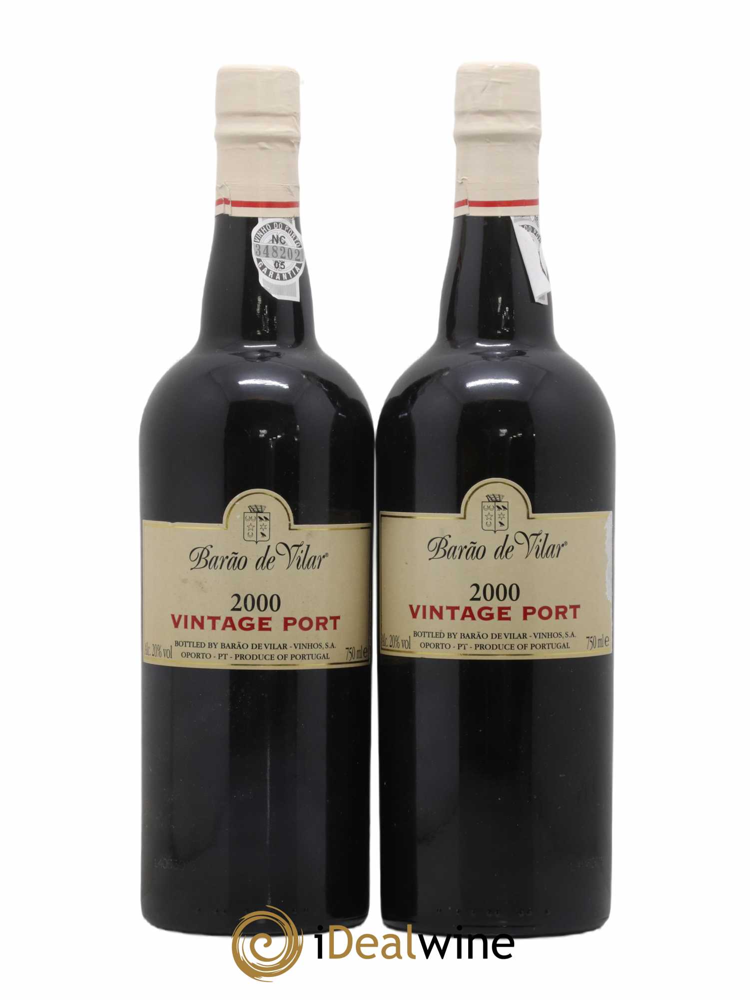 Porto Barao de Vilar Vintage Port 2000 - Lot de 2 bouteilles - 0