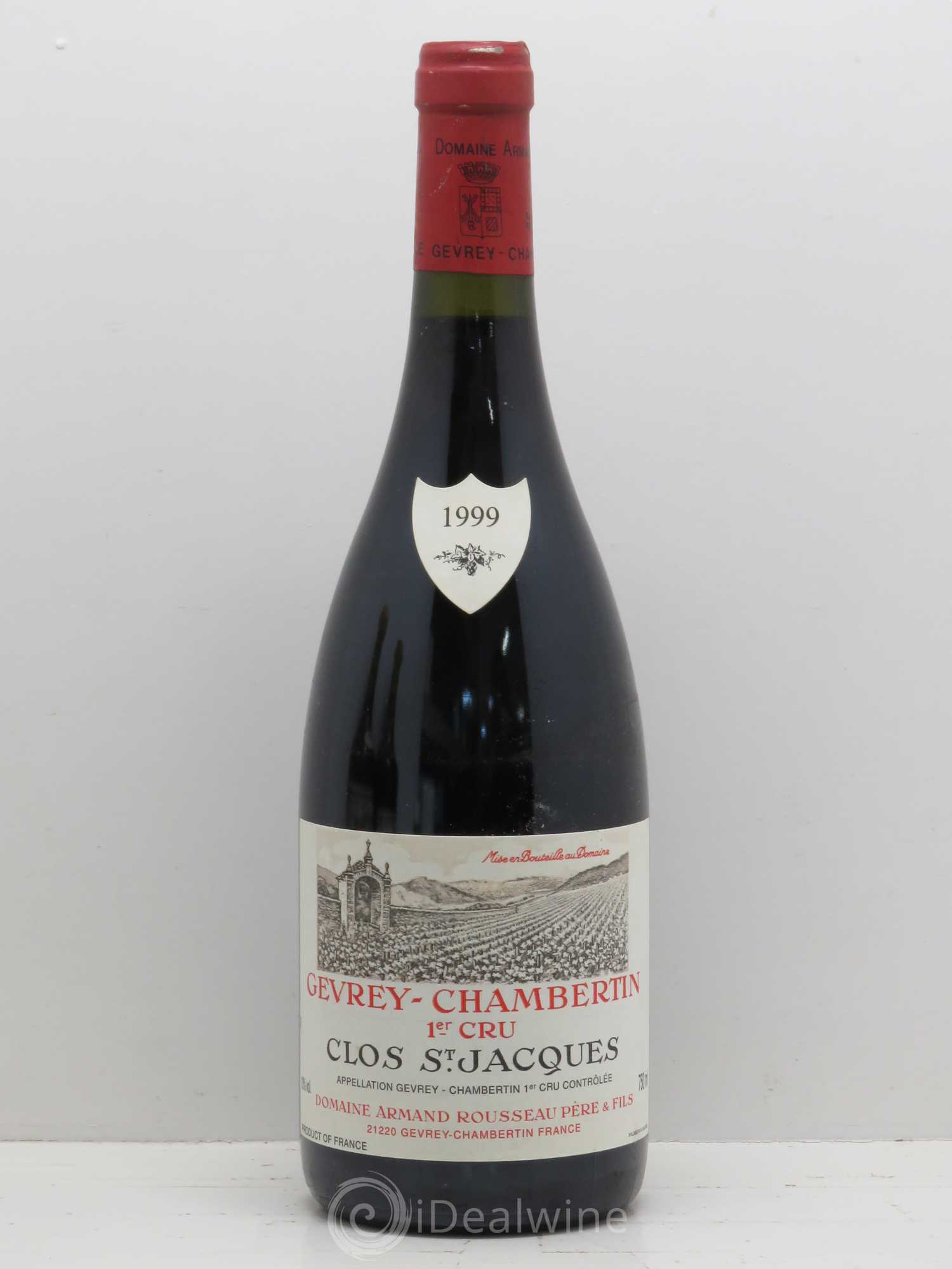 Gevrey-Chambertin 1er Cru Clos Saint-Jacques Armand Rousseau (Domaine) 1999 - Lot de 1 bouteille - 0