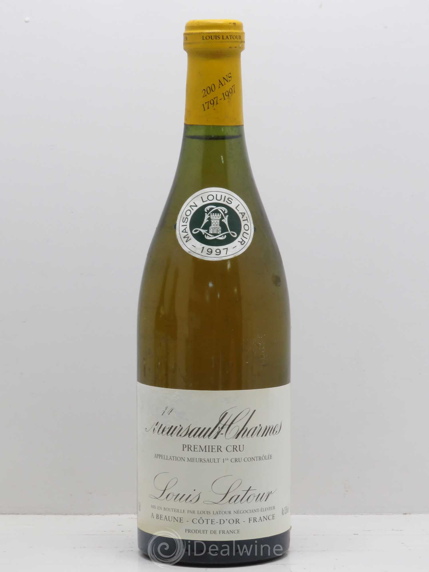 Meursault 1er Cru Charmes Louis Latour 1997 - Lot de 1 bouteille - 0