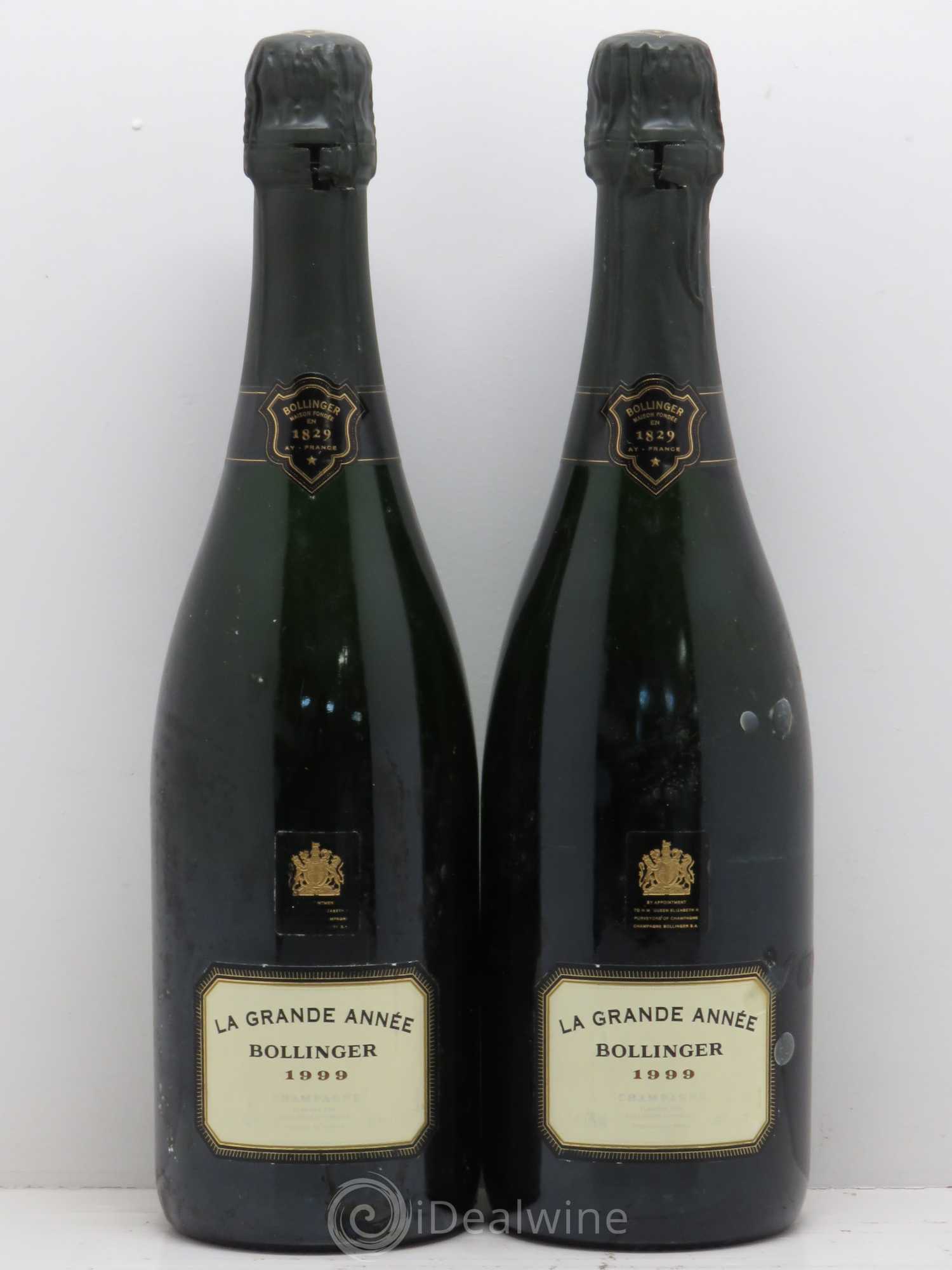 La Grande Année Brut Bollinger 1999 - Lot de 2 bouteilles - 0