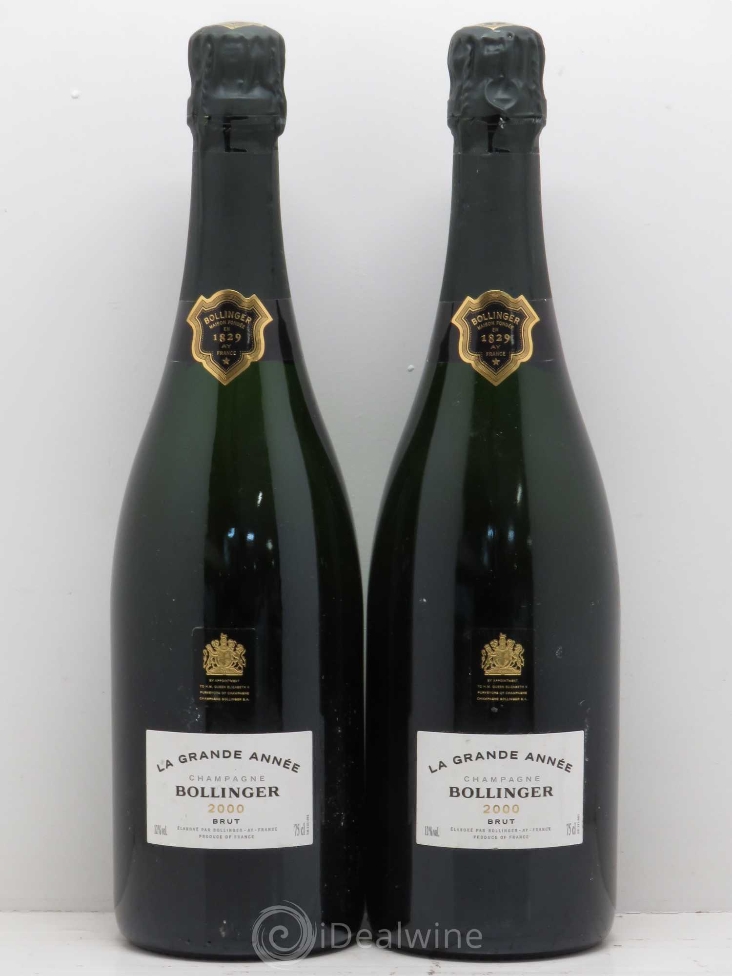 La Grande Année Brut Bollinger 2000 - Lot de 2 bouteilles - 0