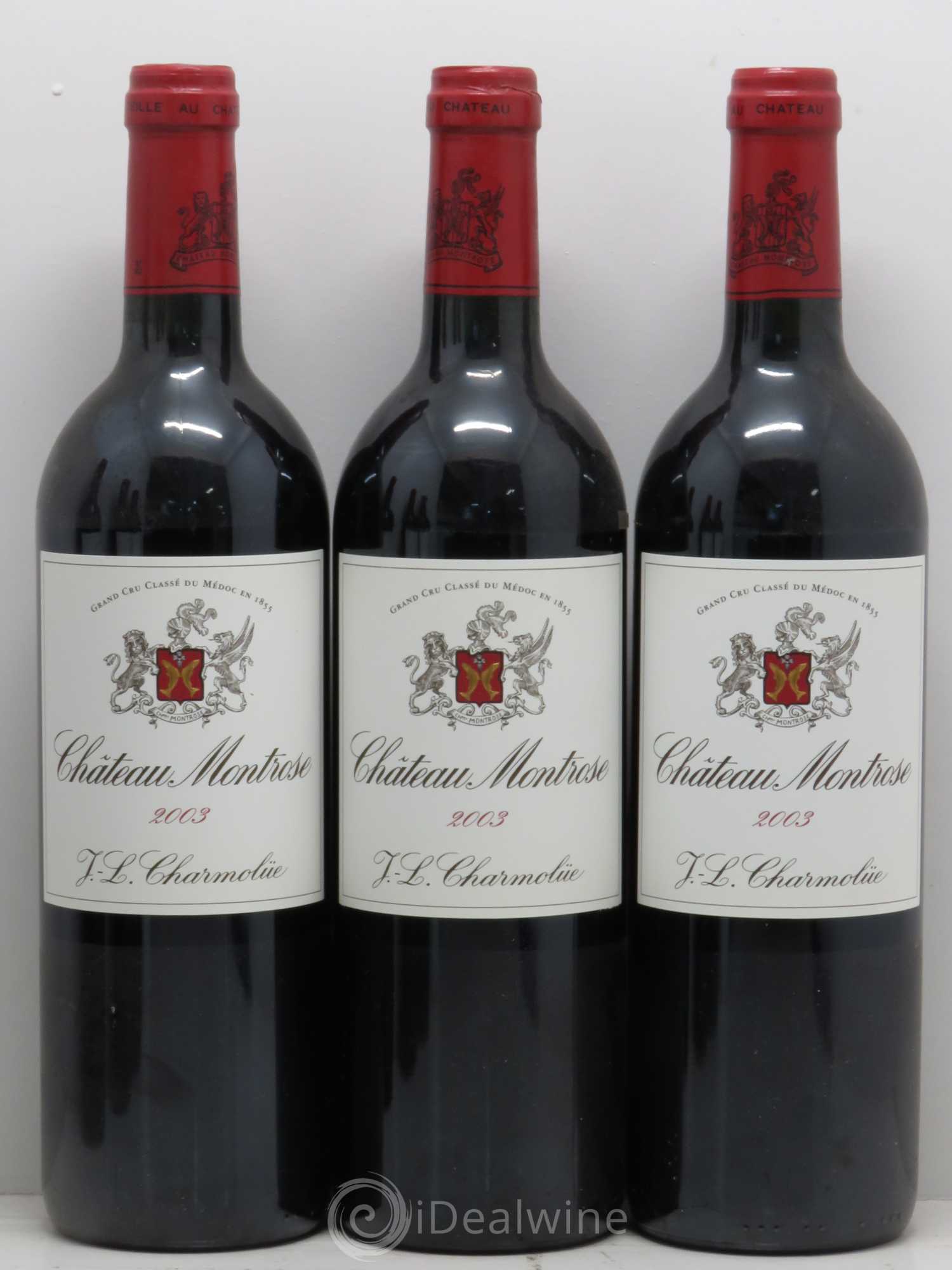 Château Montrose 2ème Grand Cru Classé 2003 - Lot de 6 bouteilles - 1