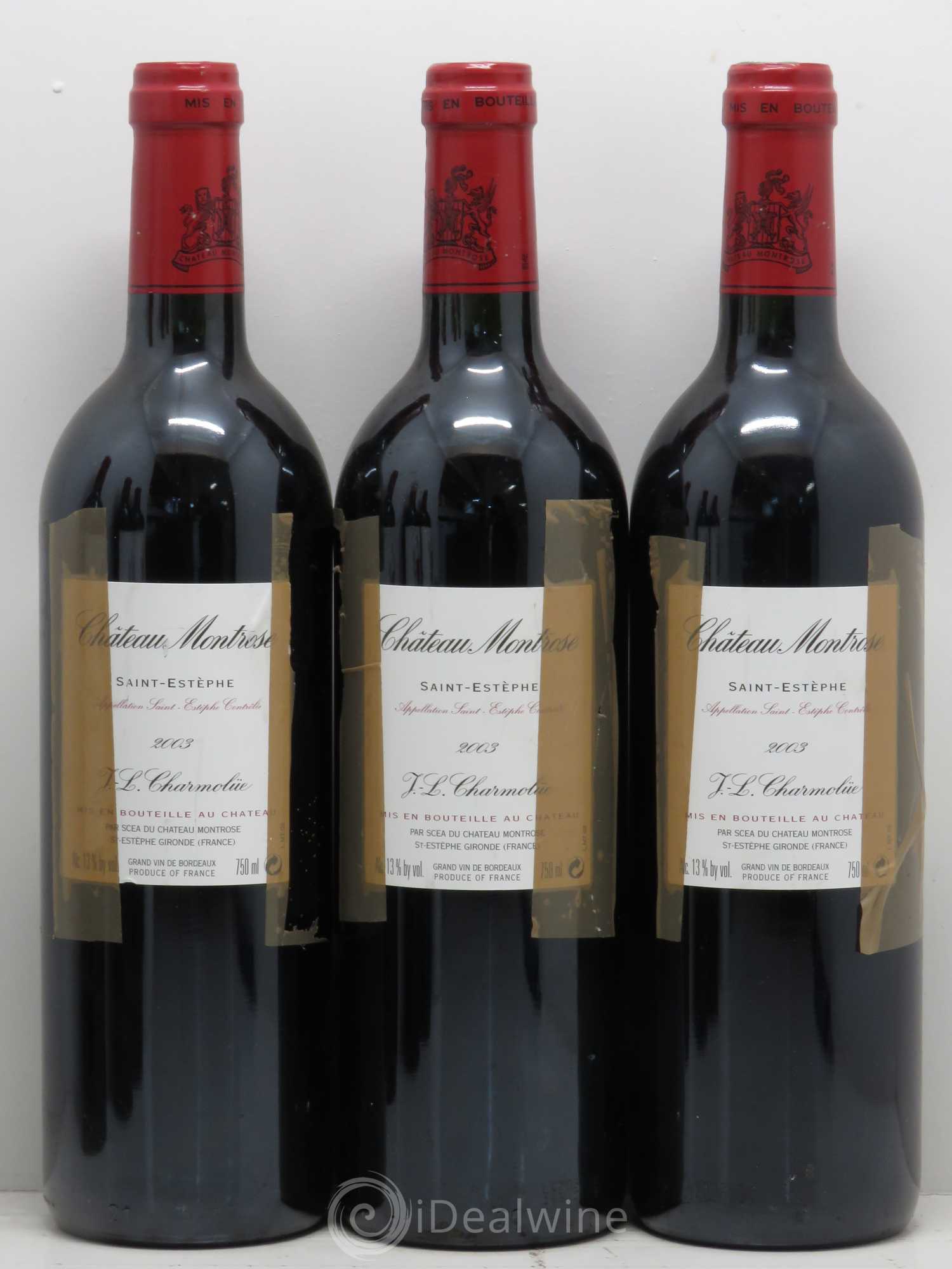 Château Montrose 2ème Grand Cru Classé 2003 - Lot de 6 bouteilles - 2