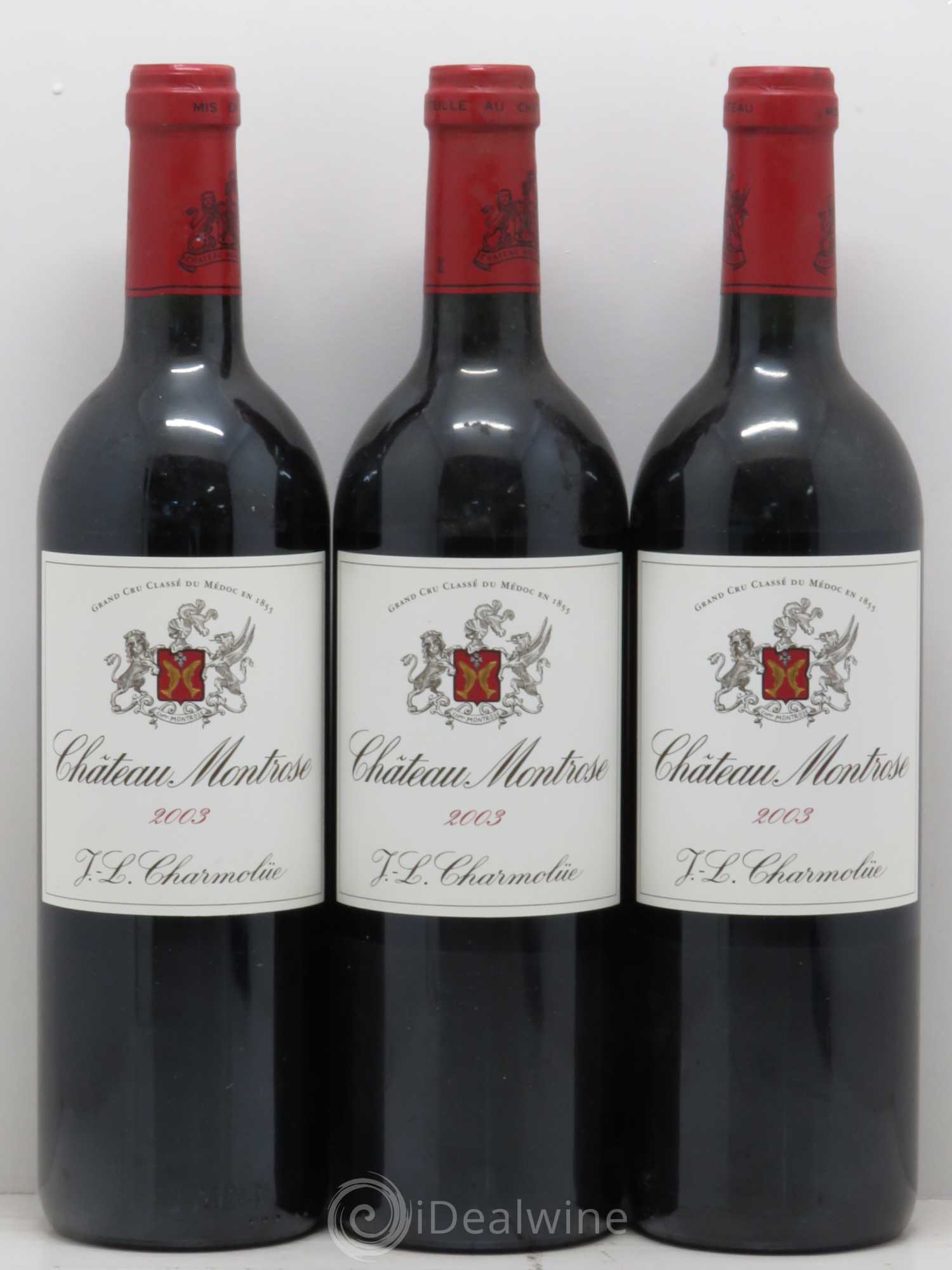 Château Montrose 2ème Grand Cru Classé 2003 - Lot de 6 bouteilles - 3