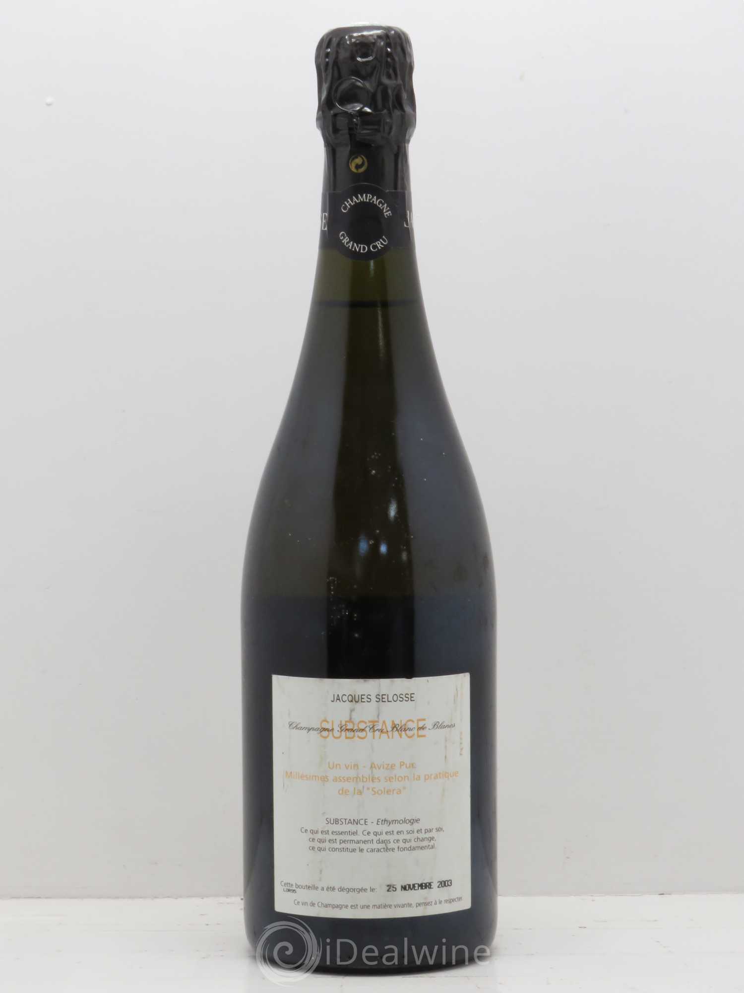 Substance Jacques Selosse - Lot de 1 bouteille - 1