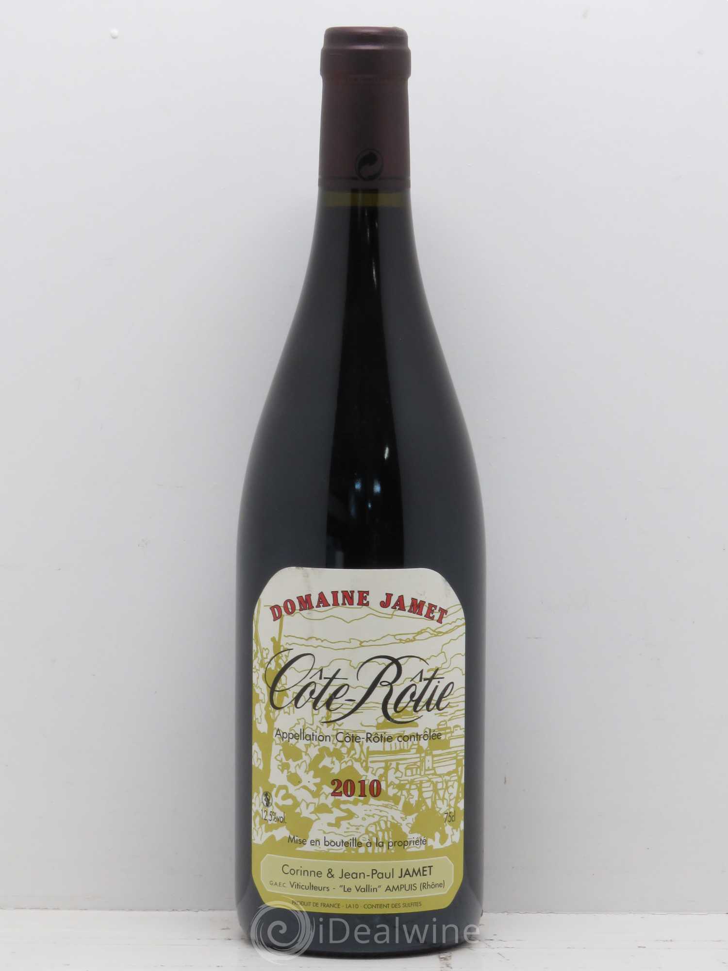 Côte-Rôtie Jamet (Domaine) 2010 - Lot de 1 bouteille - 0