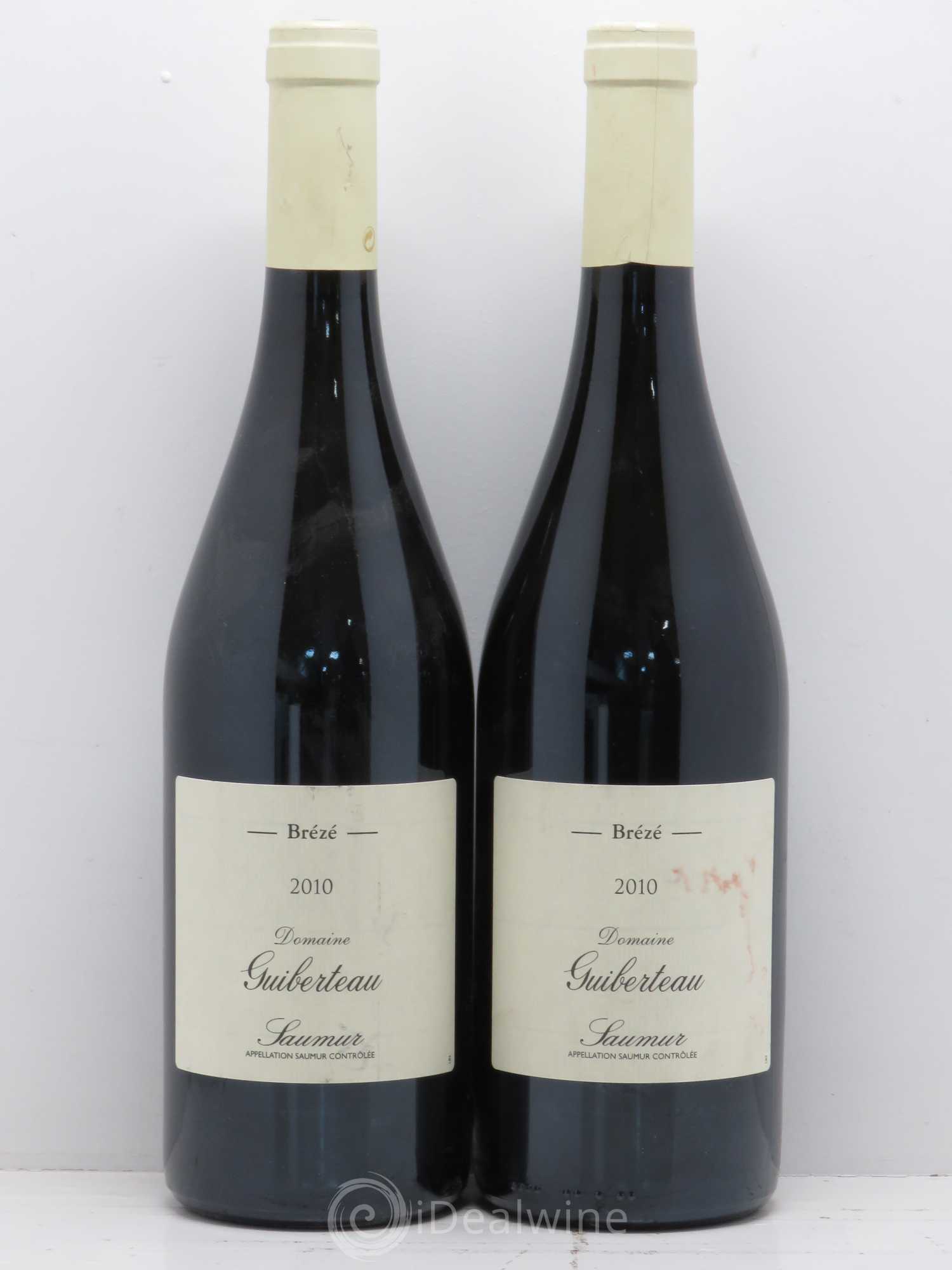 Saumur Brézé Domaine Guiberteau 2010 - Lot de 2 bouteilles - 0