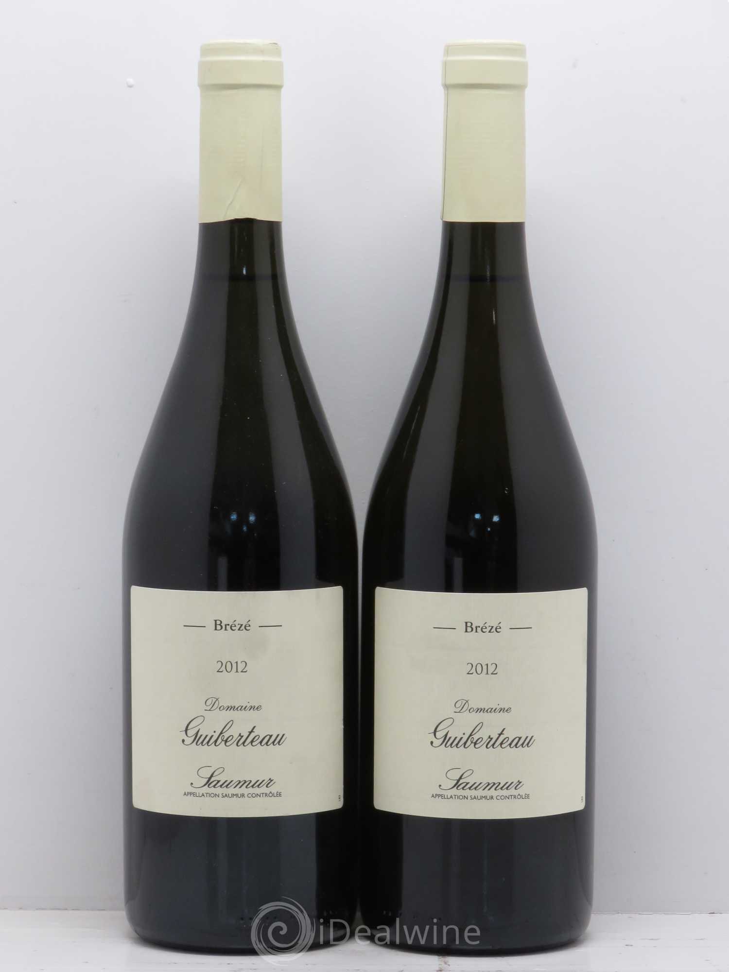 Saumur Brézé Domaine Guiberteau 2012 - Lot de 2 bouteilles - 0