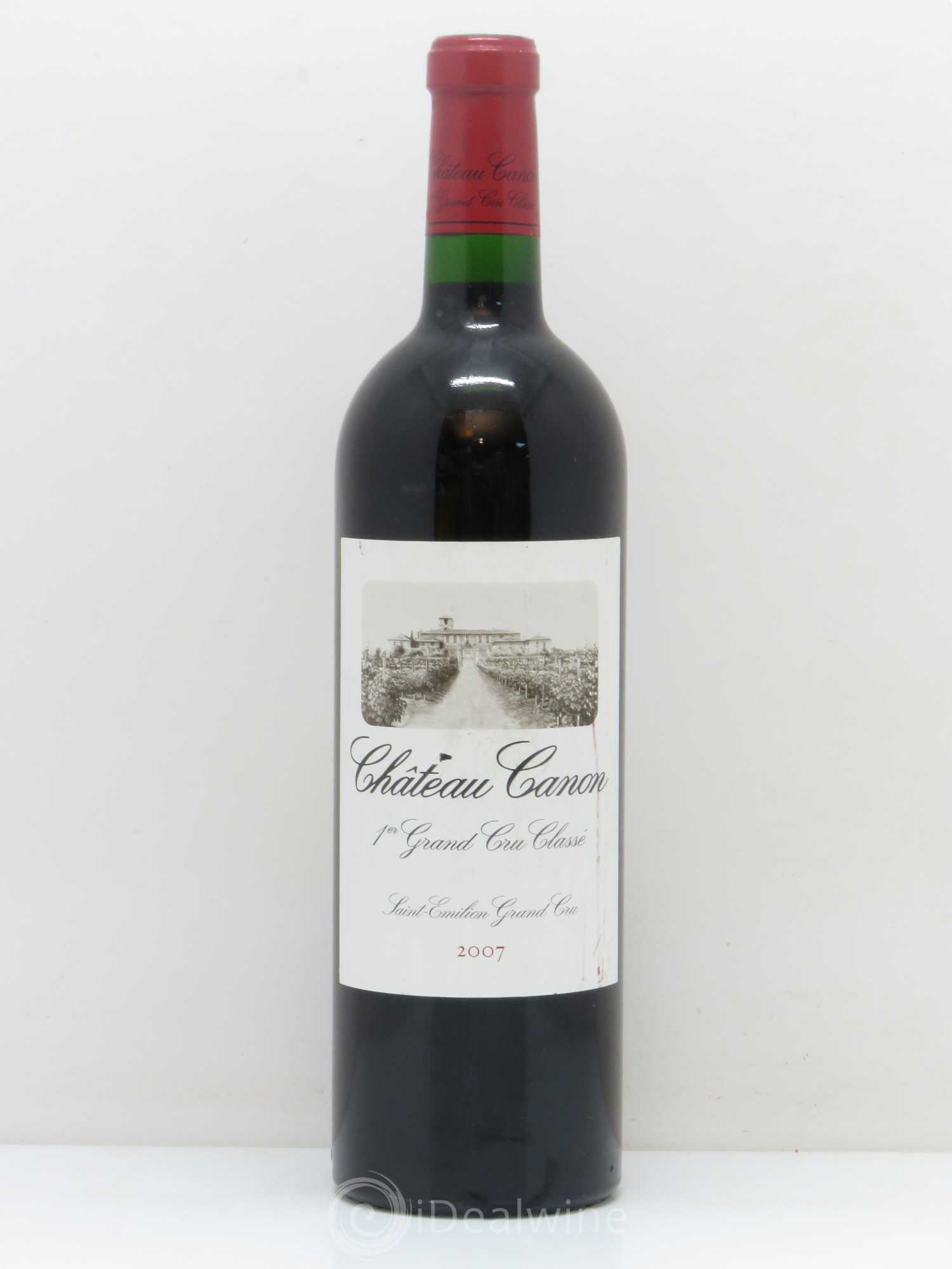 Château Canon 1er Grand Cru Classé B 2007 - Lot de 1 bouteille - 0