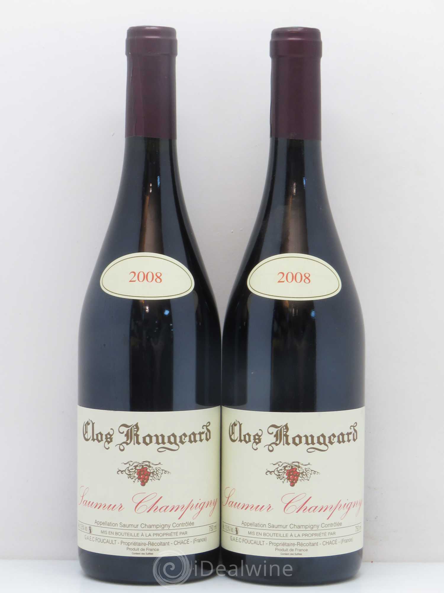 Saumur-Champigny Clos Rougeard 2008 - Lot de 2 bouteilles - 0
