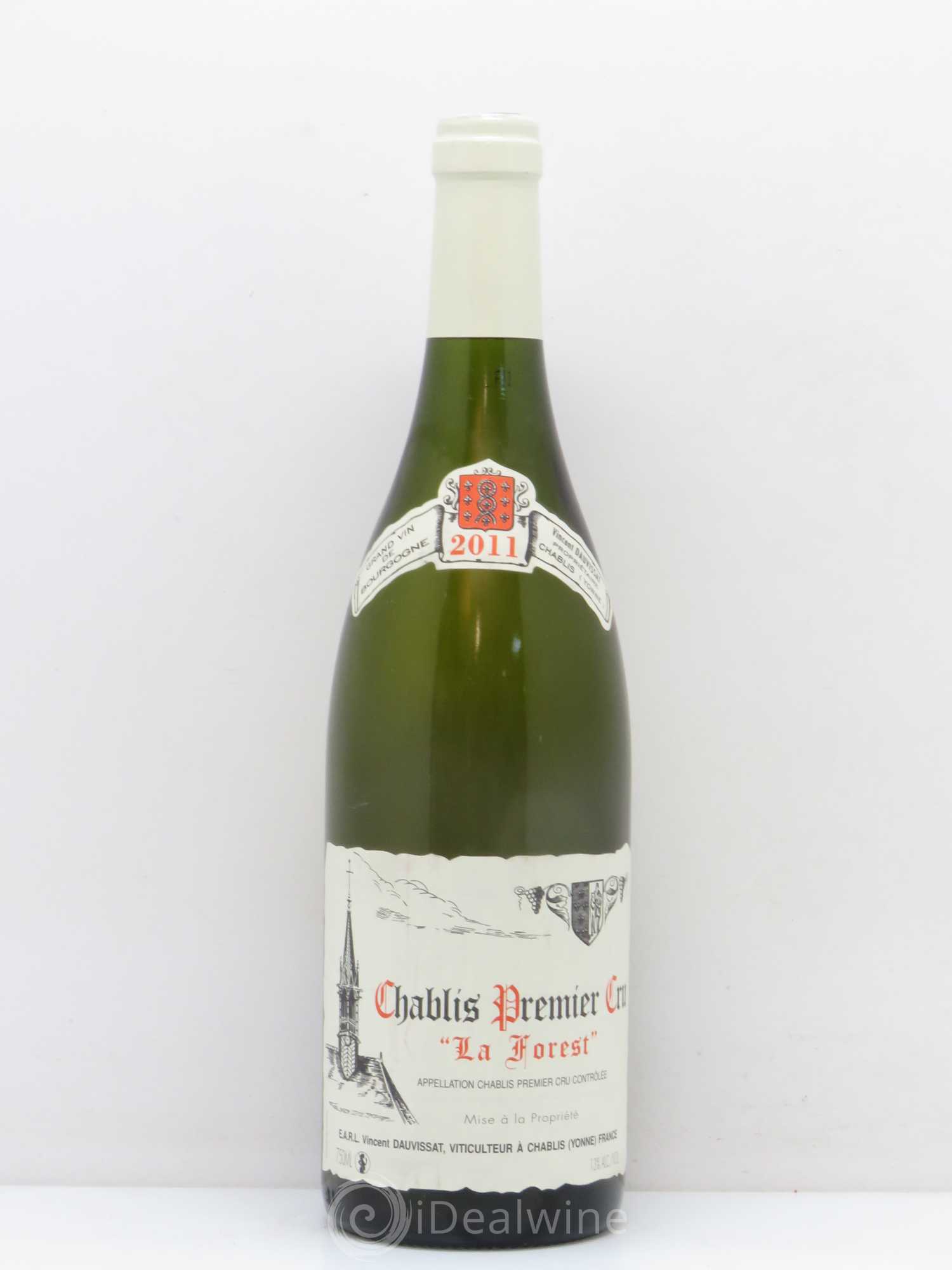 Chablis 1er Cru La Forest Vincent Dauvissat (Domaine) 2011 - Lot de 1 bouteille - 0