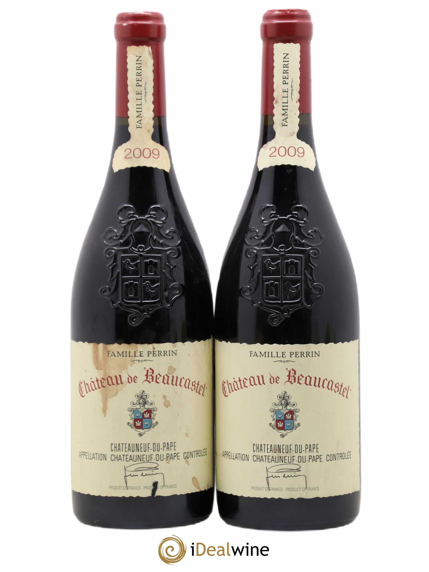 Châteauneuf-du-Pape Château de Beaucastel Famille Perrin 2009 - Lot de 2 bouteilles - 0
