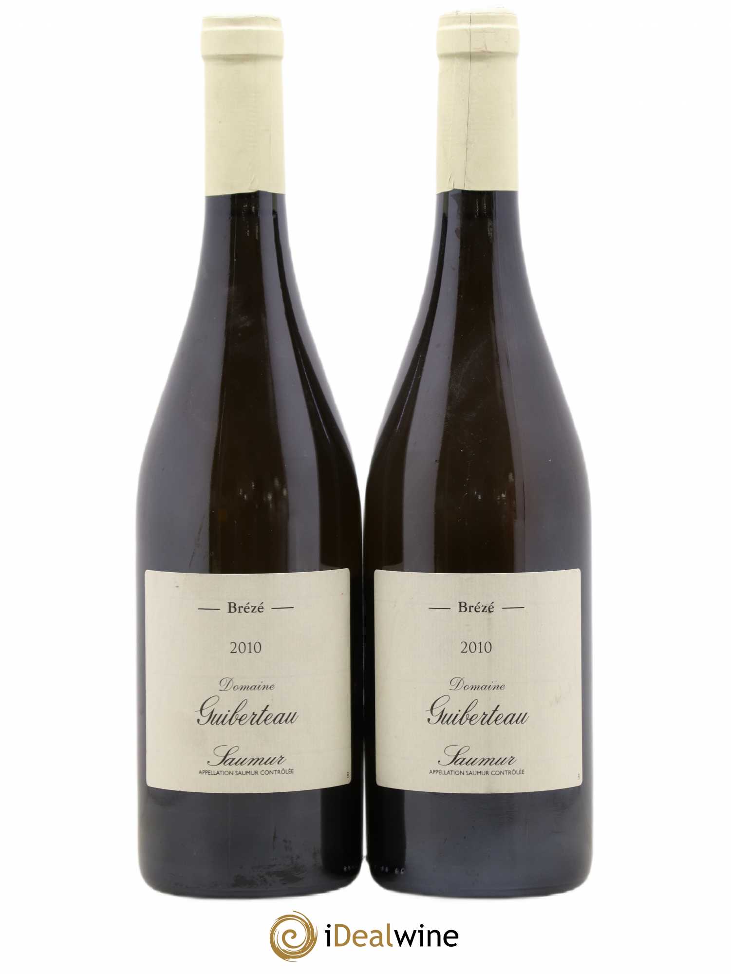 Saumur Brézé Domaine Guiberteau 2010 - Lot de 2 bouteilles - 0