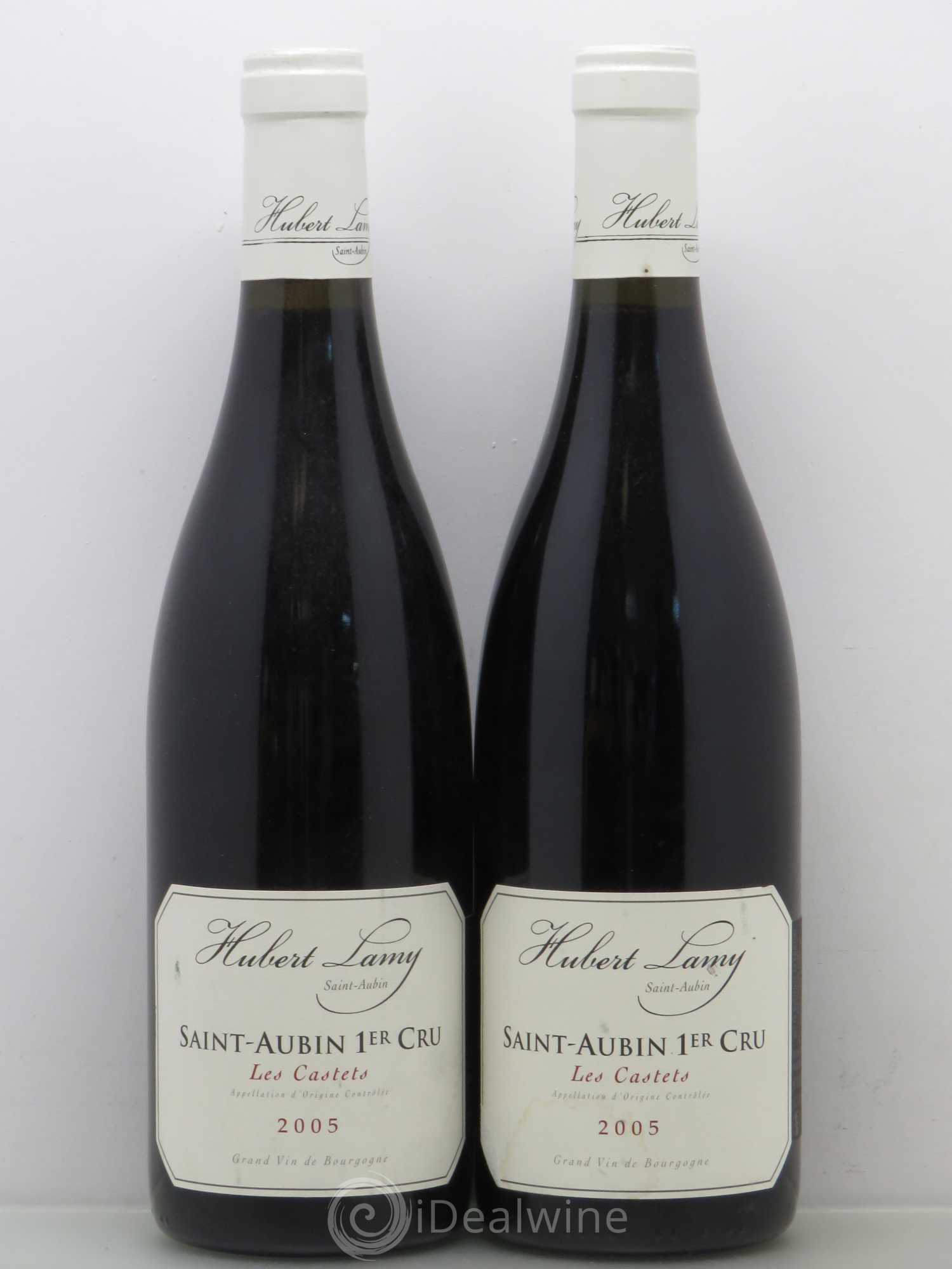 Saint-Aubin 1er Cru Les Castets - Hubert Lamy (sans prix de réserve) 2005 - Posten von 2 Flaschen - 0