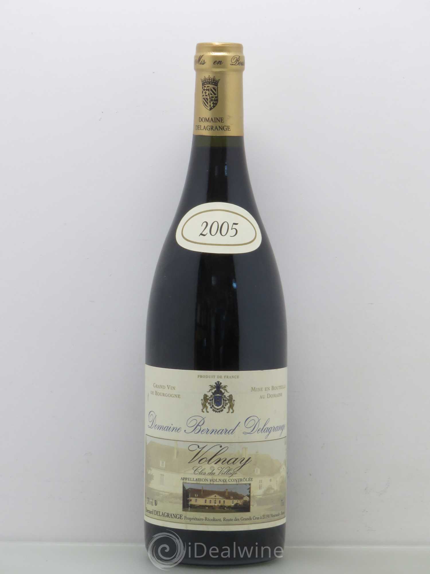 Volnay Clos du Village - Bernard Delagrange 2005 - Posten von 1 Flasche - 0