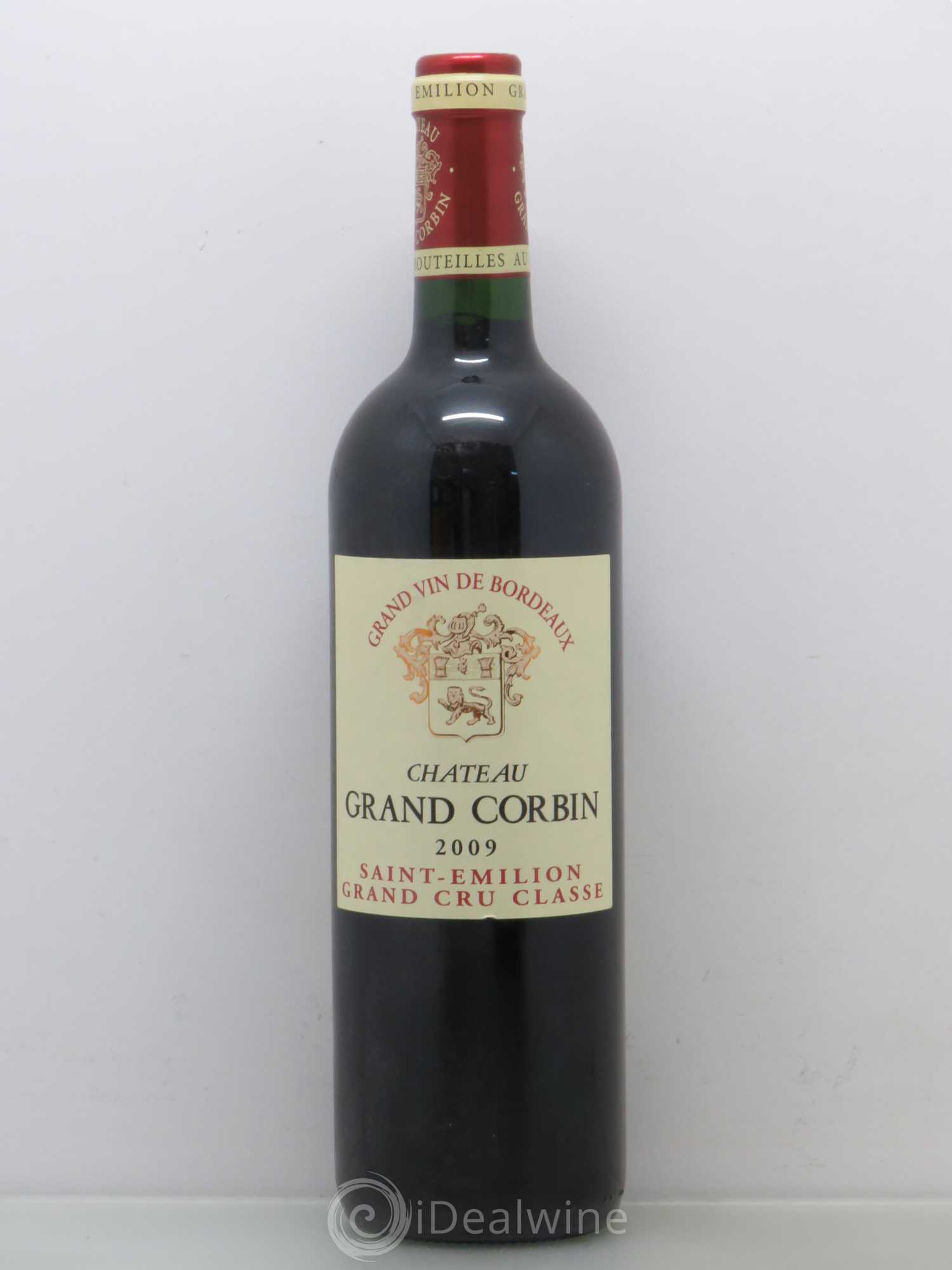 Château Grand Corbin Grand Cru Classé 2009 - Lot de 1 bouteille - 0