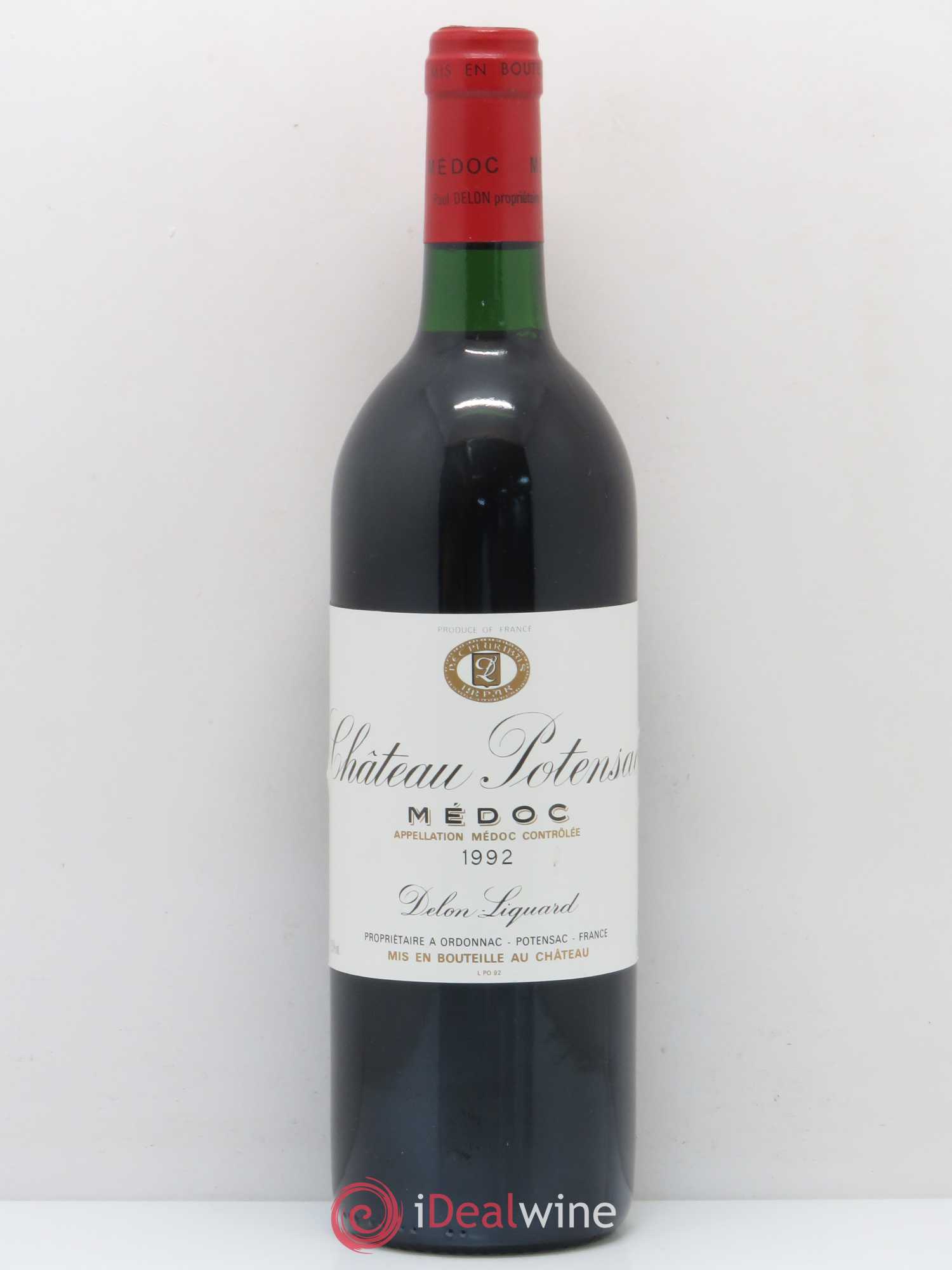 Château Potensac (sans prix de réserve) 1992 - Lot de 1 bouteille - 0
