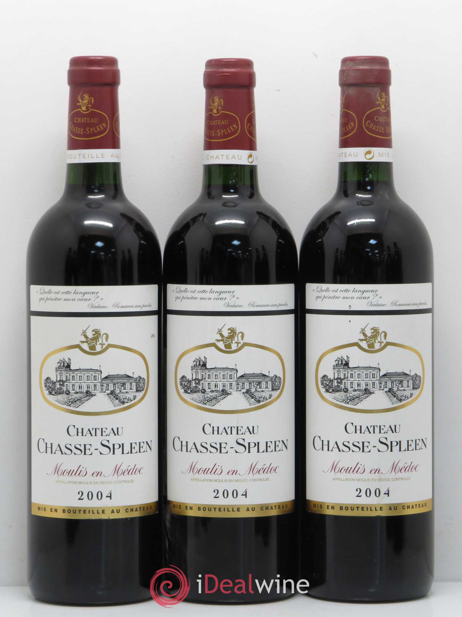 Château Chasse Spleen 2004 - Lot de 8 bouteilles - 2