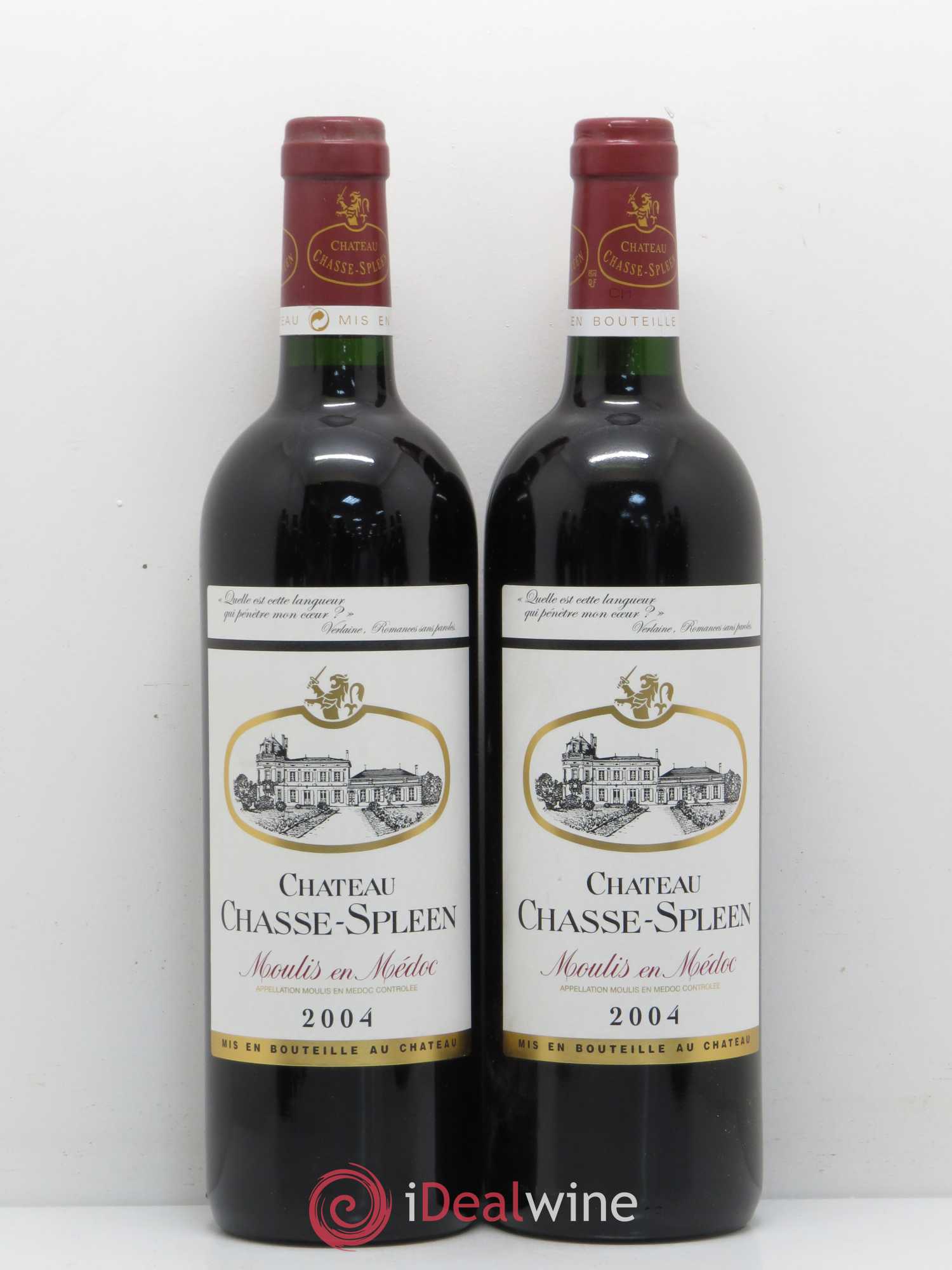 Château Chasse Spleen 2004 - Lot de 8 bouteilles - 3