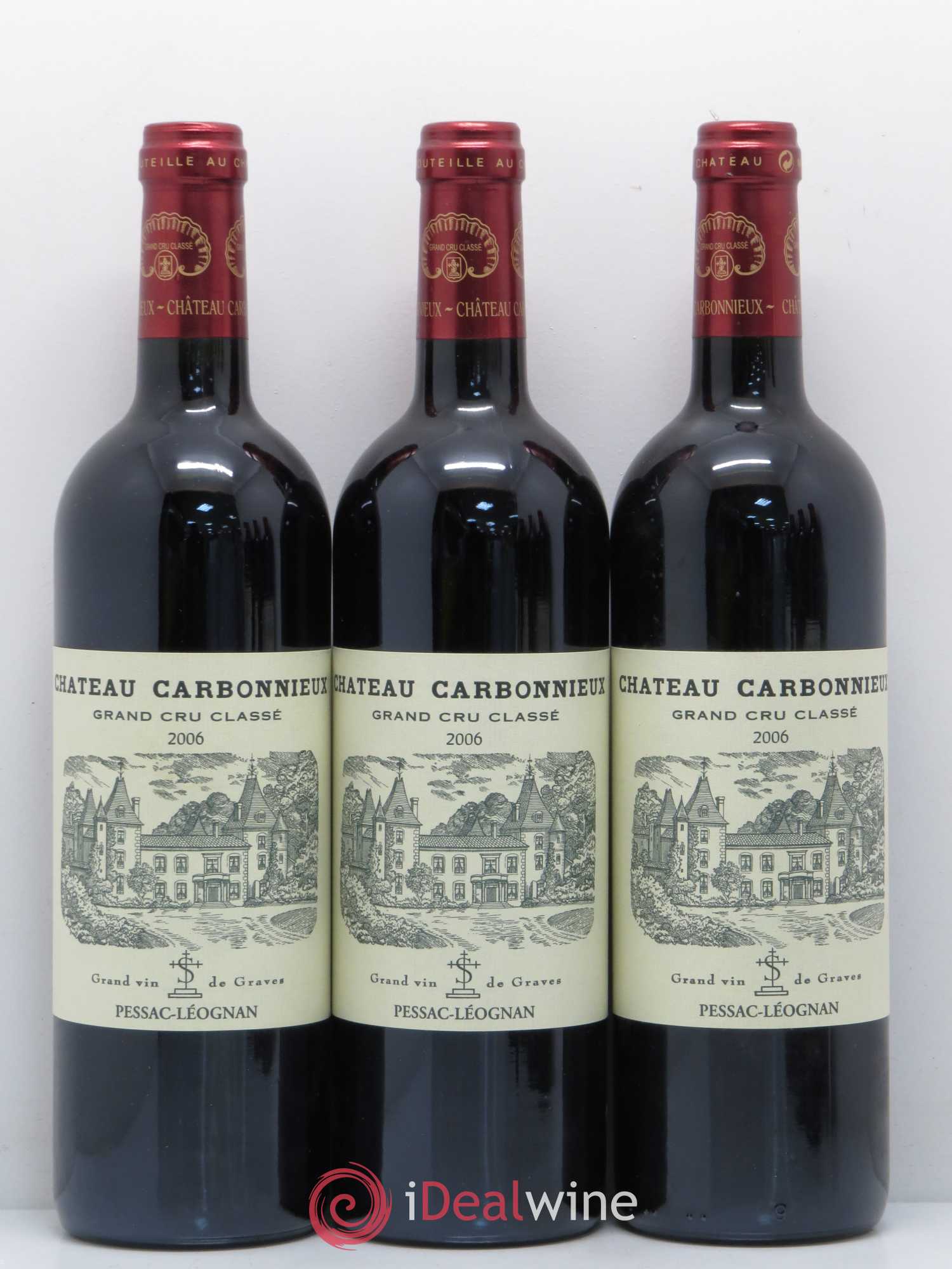 Château Carbonnieux Cru Classé de Graves 2006 - Lot de 6 bouteilles - 1