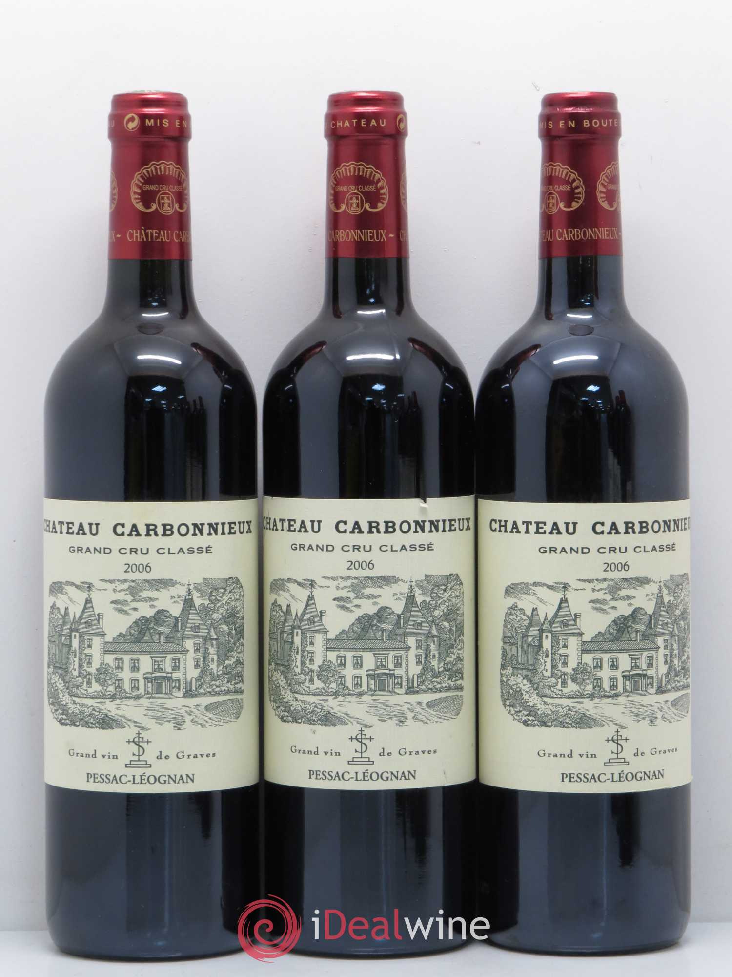 Château Carbonnieux Cru Classé de Graves 2006 - Lot de 6 bouteilles - 2