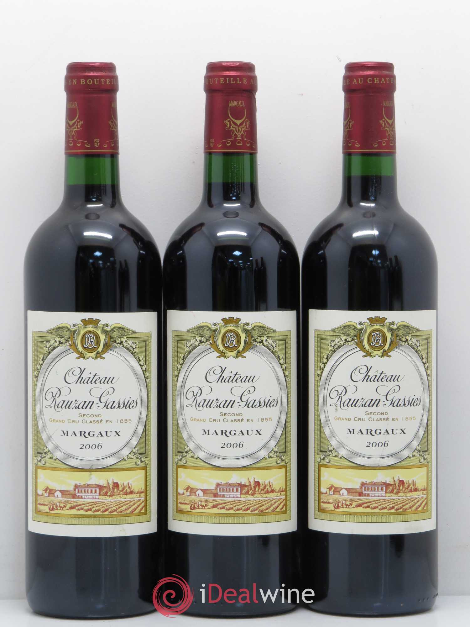 Château Rauzan-Gassies 2ème Grand Cru Classé 2006 - Lot de 5 bouteilles - 1