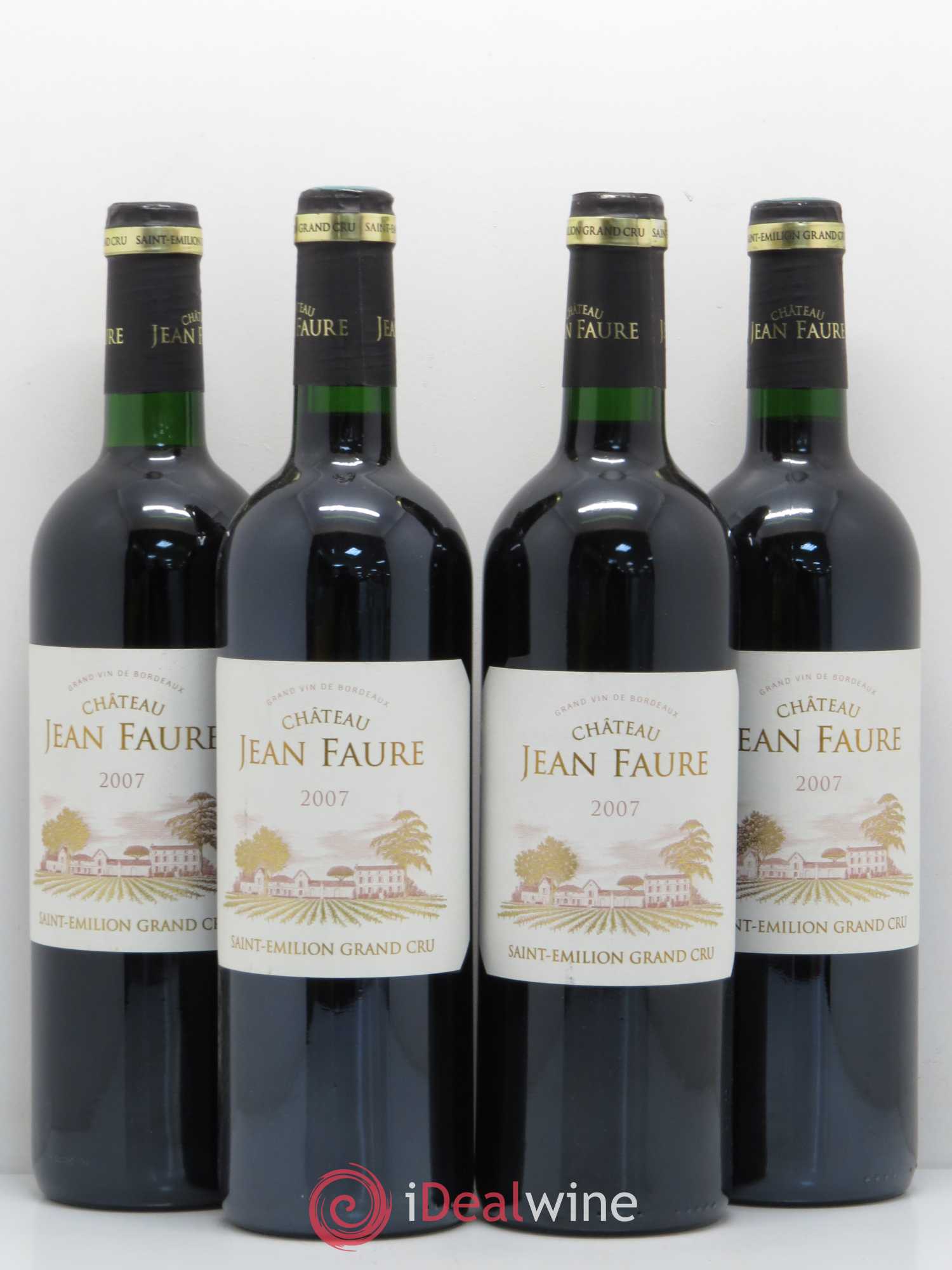 Château Jean Faure Grand Cru Classé 2007 - Lot de 4 bouteilles - 0