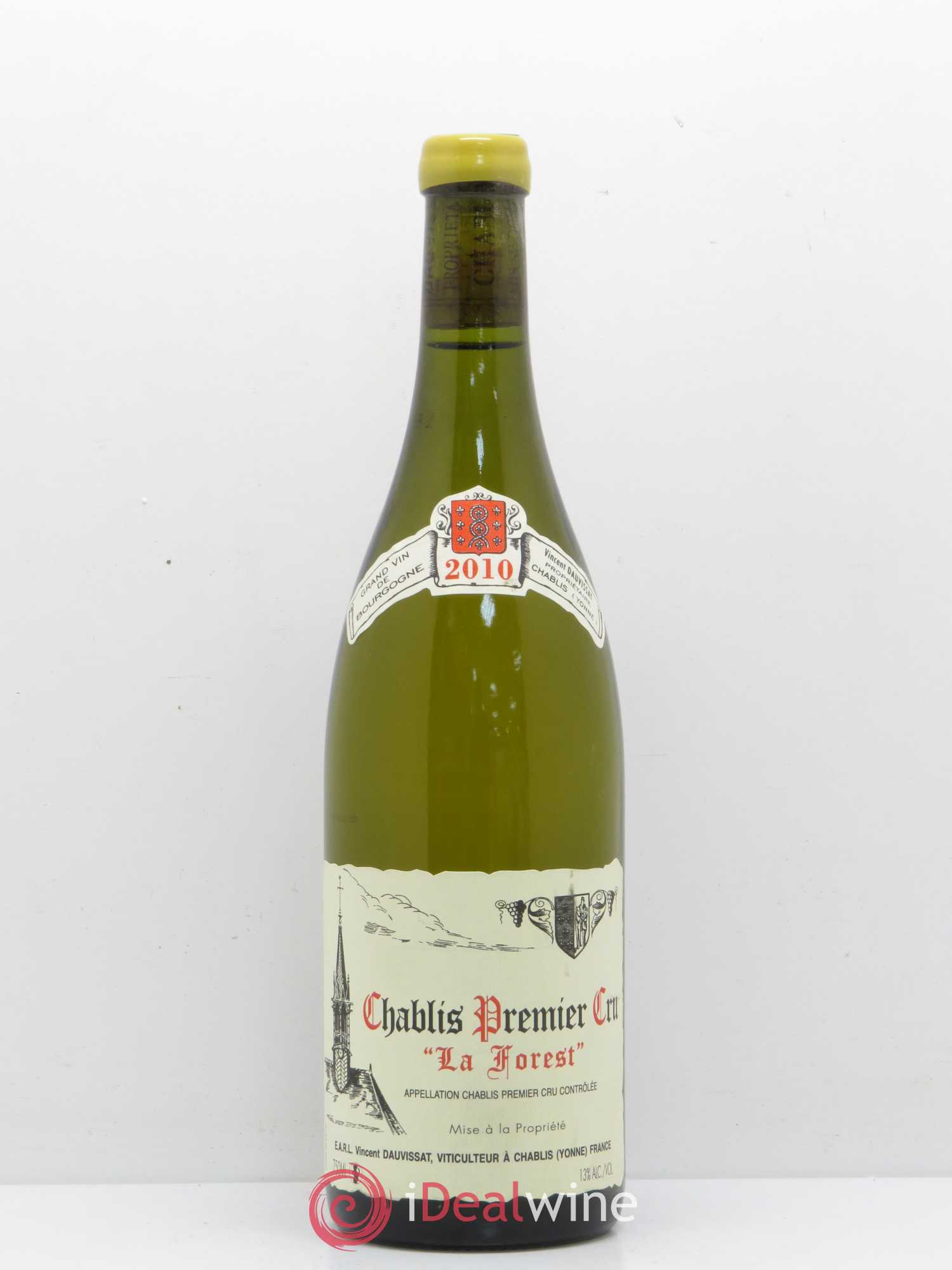 Chablis 1er Cru La Forest Vincent Dauvissat (Domaine) 2010 - Lot de 1 bouteille - 0