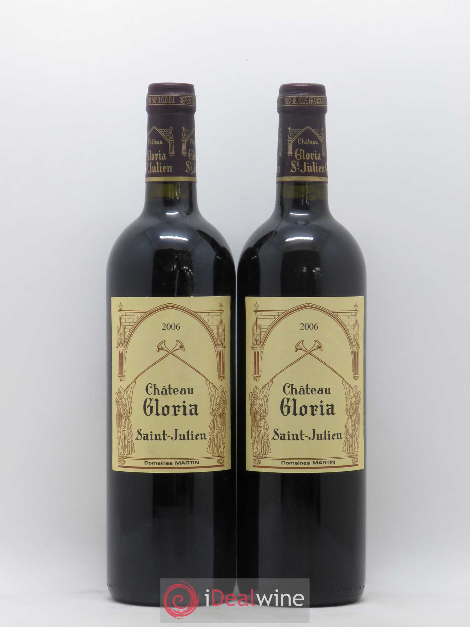 Château Gloria 2006 - Lot de 2 bouteilles - 0