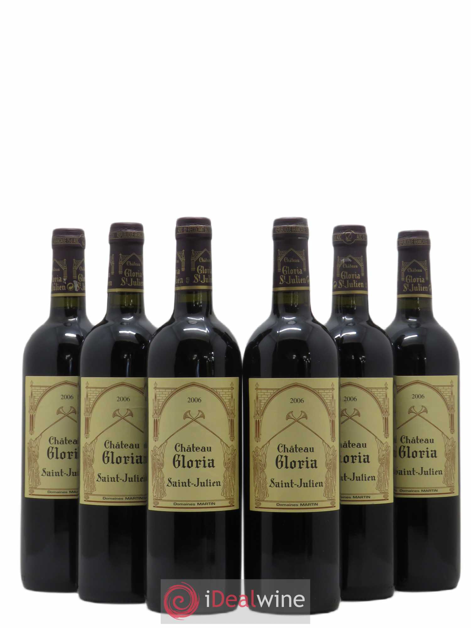 Château Gloria 2006 - Lot de 6 bouteilles - 0