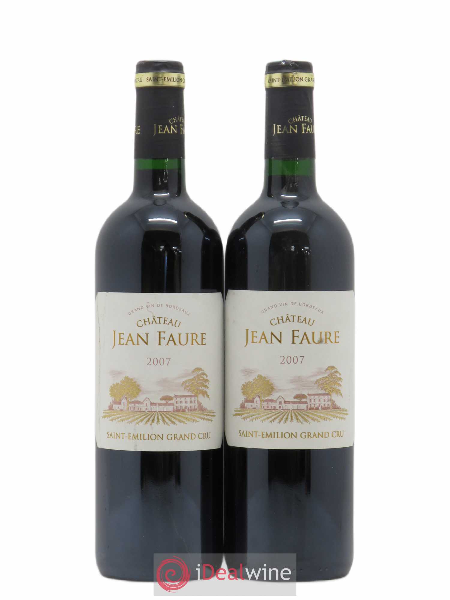 Château Jean Faure Grand Cru Classé 2007 - Lot de 2 bouteilles - 0