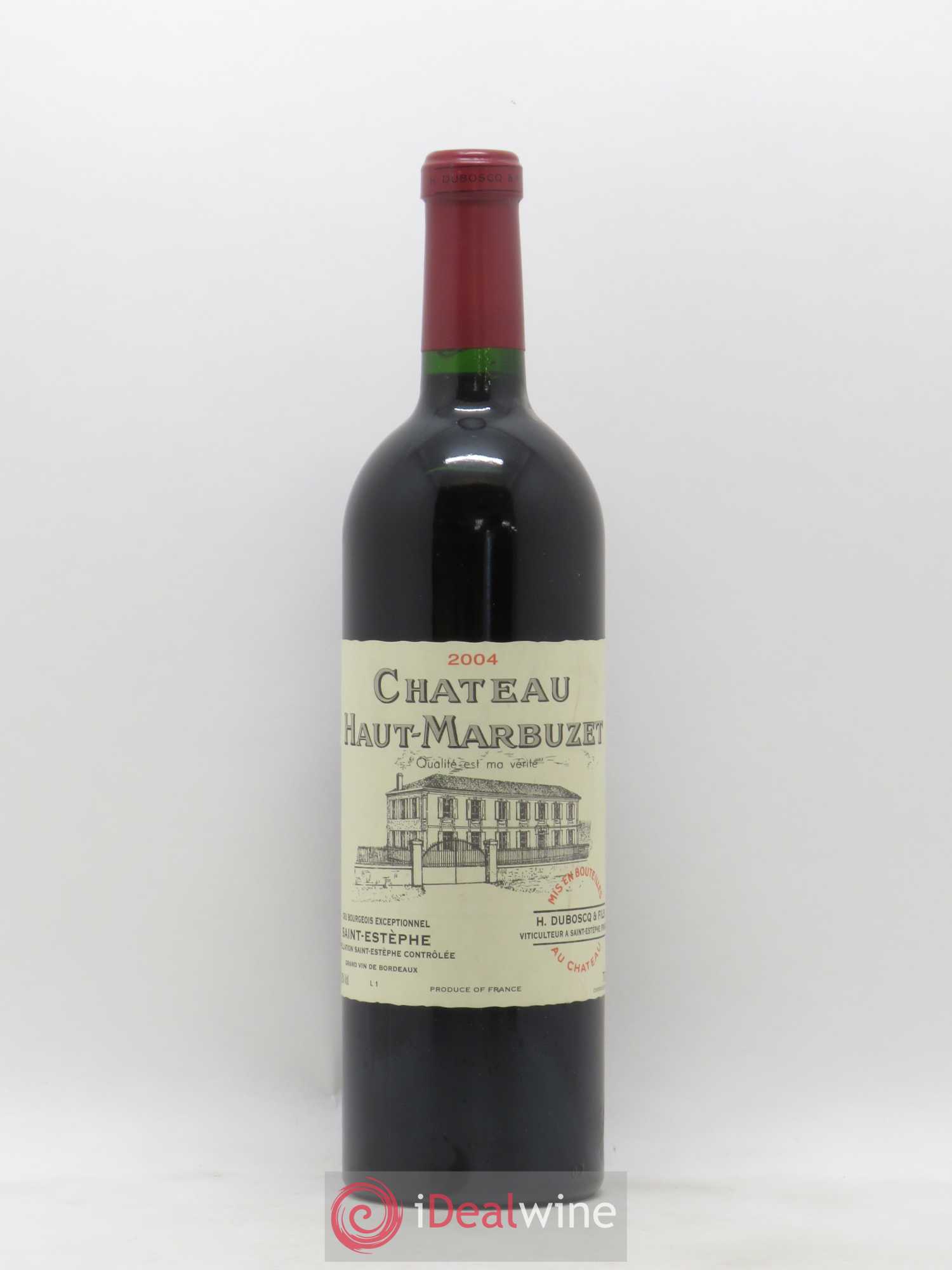 Château Haut Marbuzet 2004 - Lot de 1 bouteille - 0