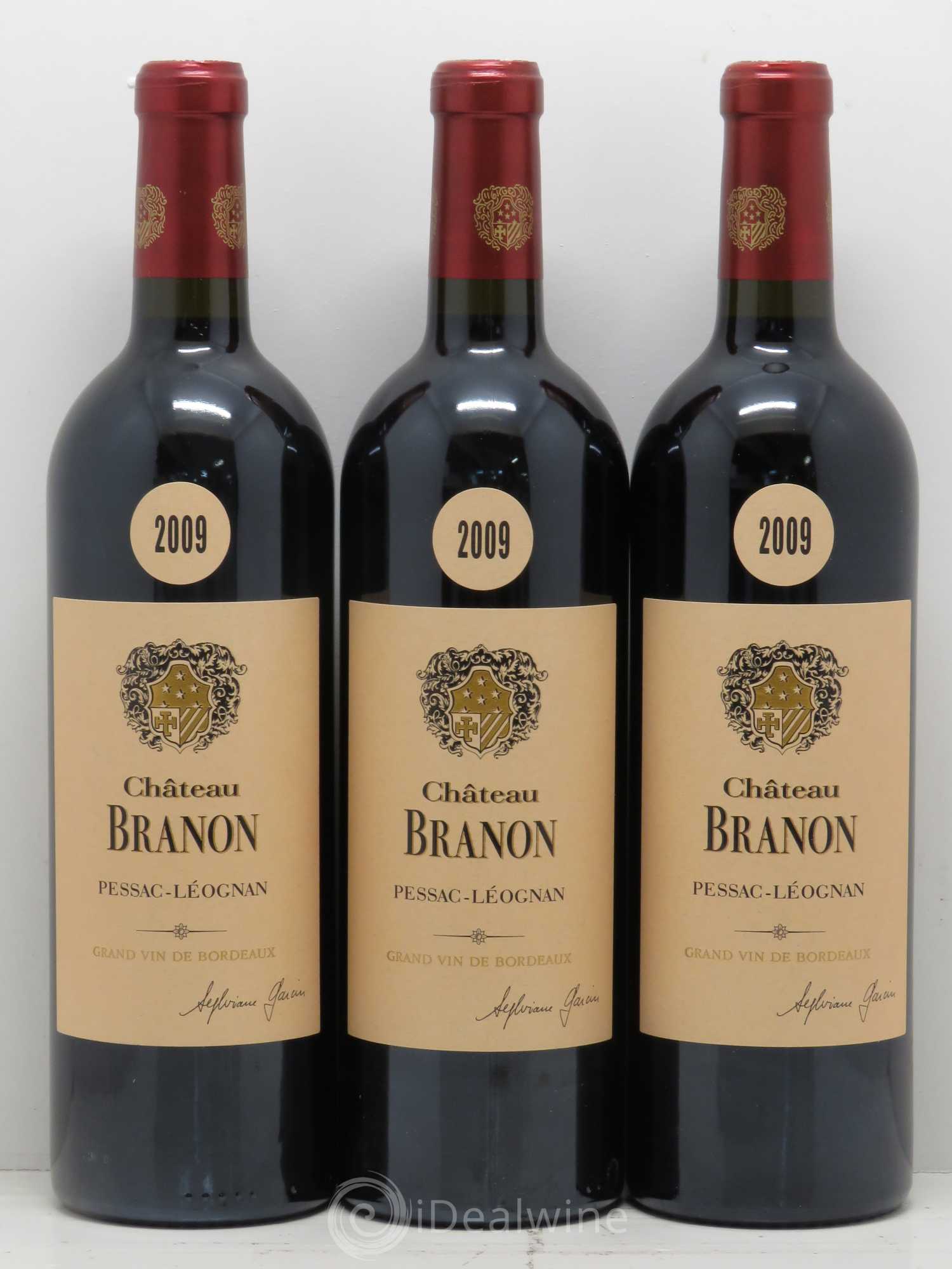 Pessac-Léognan Château Branon 2009 - Lot de 6 bouteilles - 2